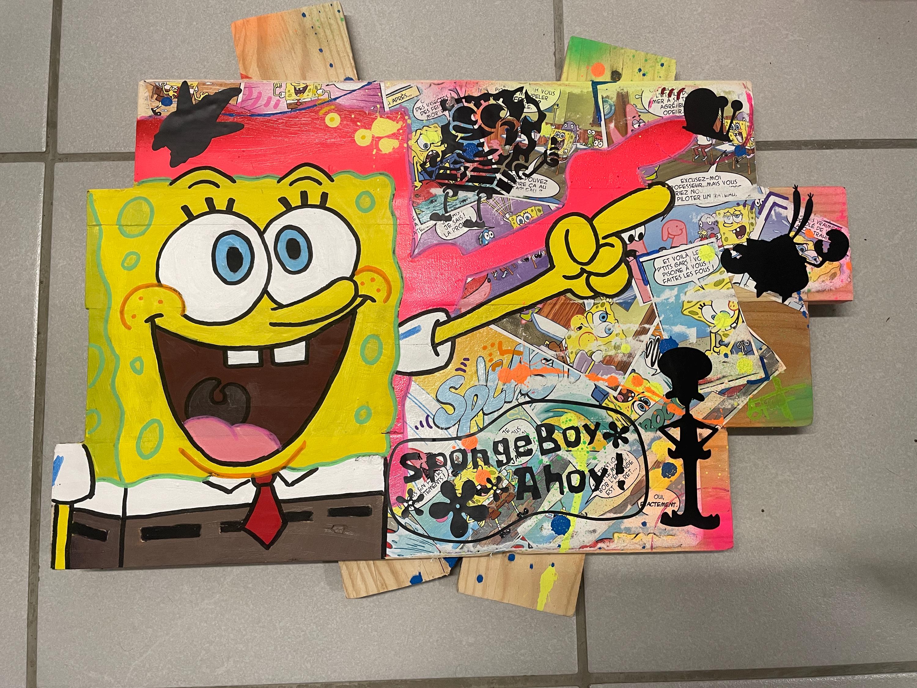Tableau Pop Art BOB L'EPONGE