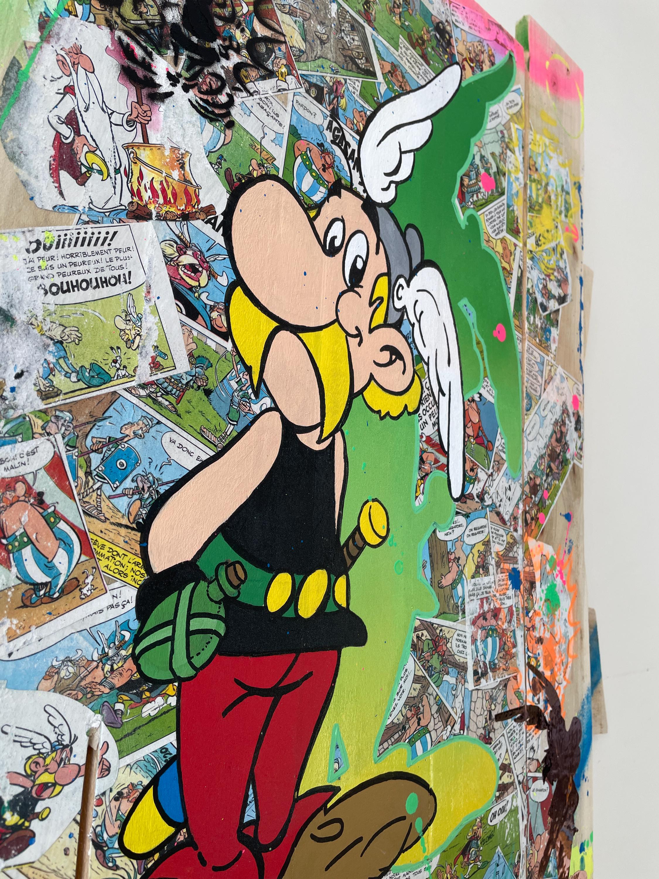 Tableau POP Art Astérix