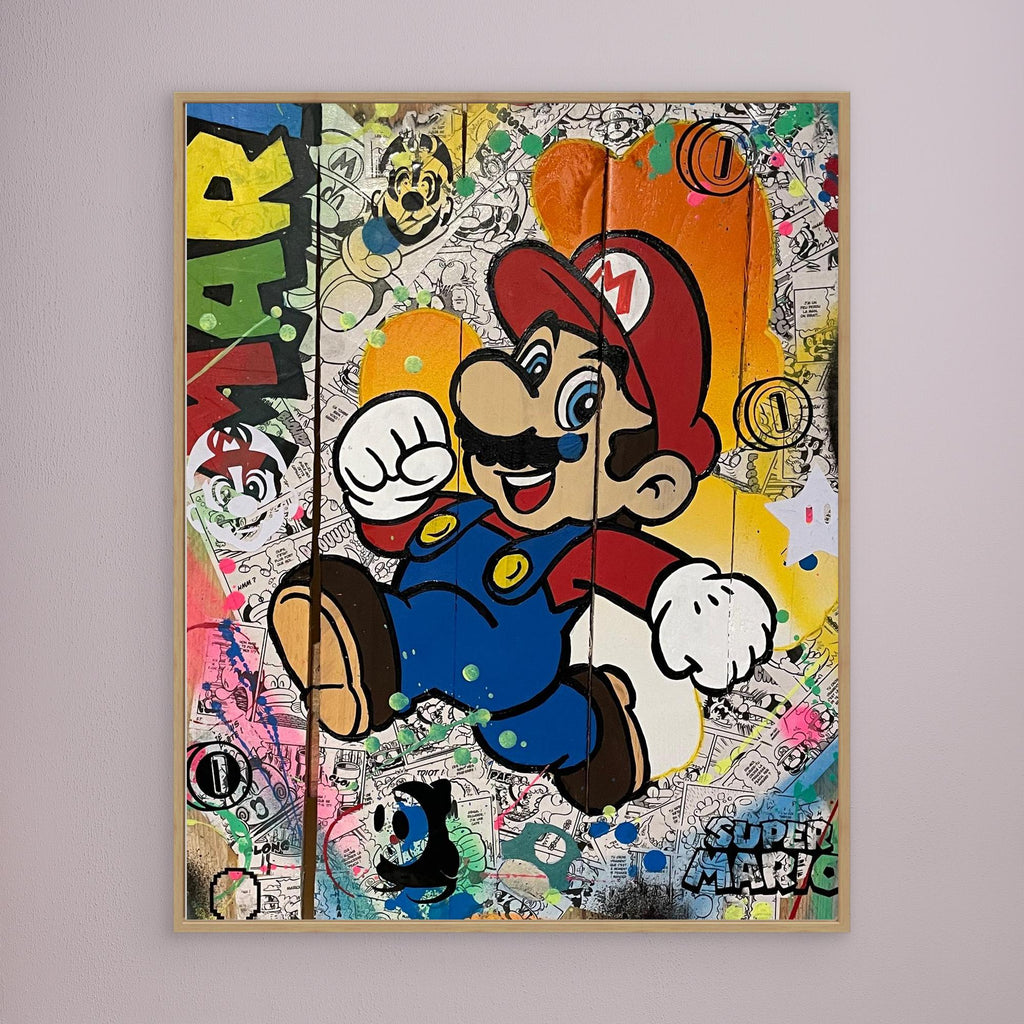 Mario Reproduction officielle sur toile