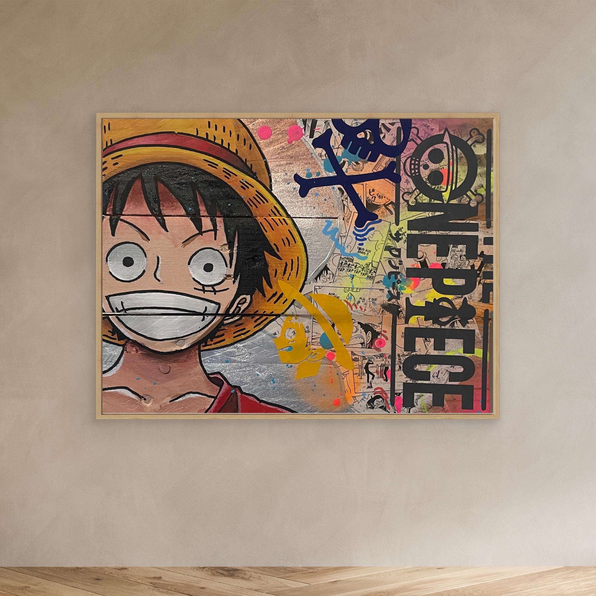 One piece reproduction officielle sur Toile