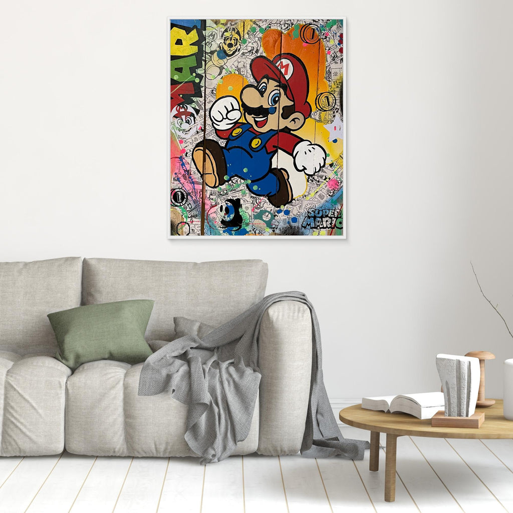 Mario Reproduction officielle sur toile