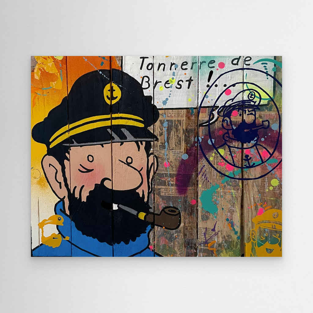 Capitaine Tonnerre reproduction officielle sur toile