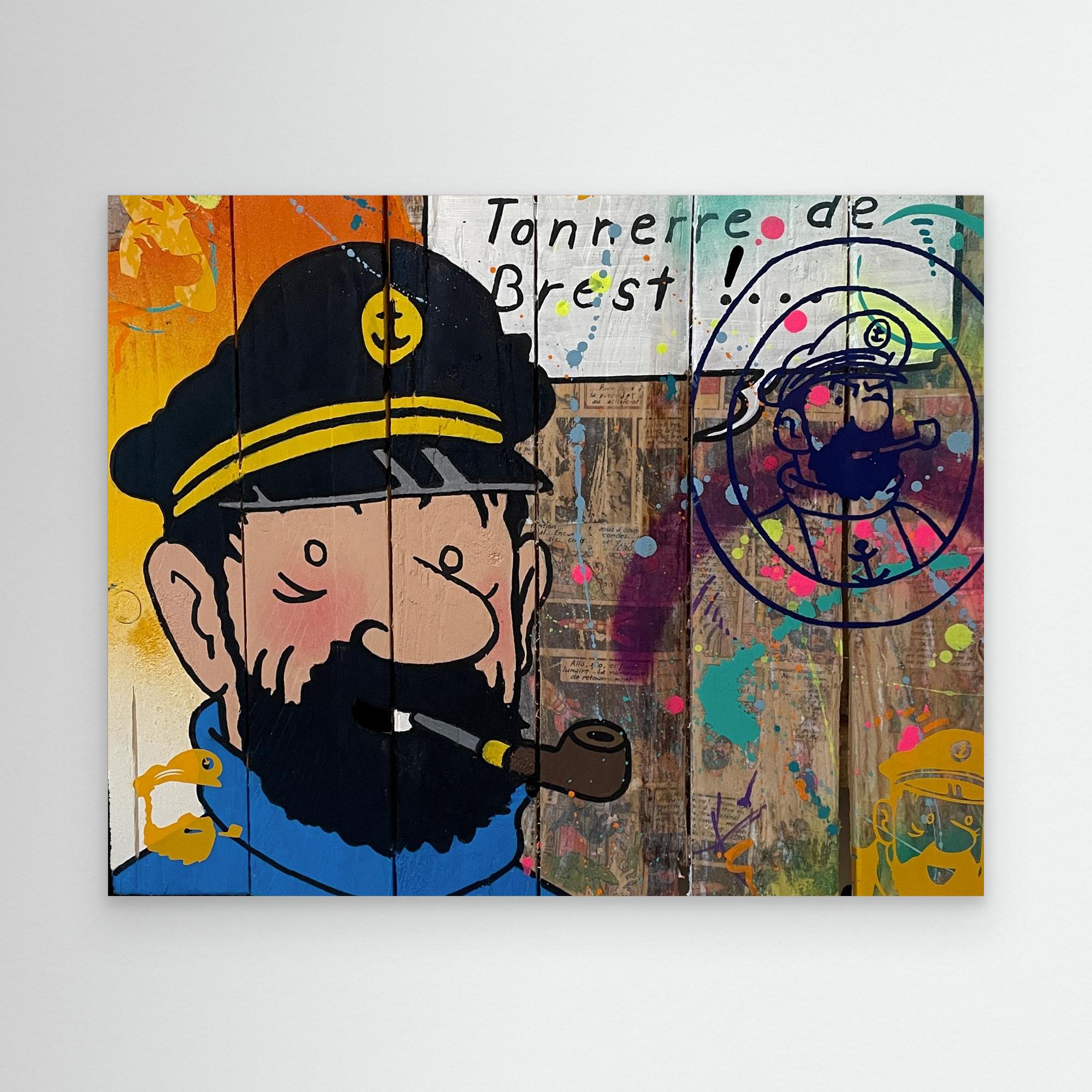 Capitaine Tonnerre reproduction officielle sur toile