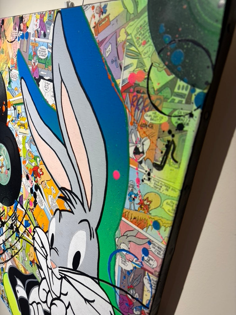 Bugs Bunny — vue frontale complète de l'œuvre