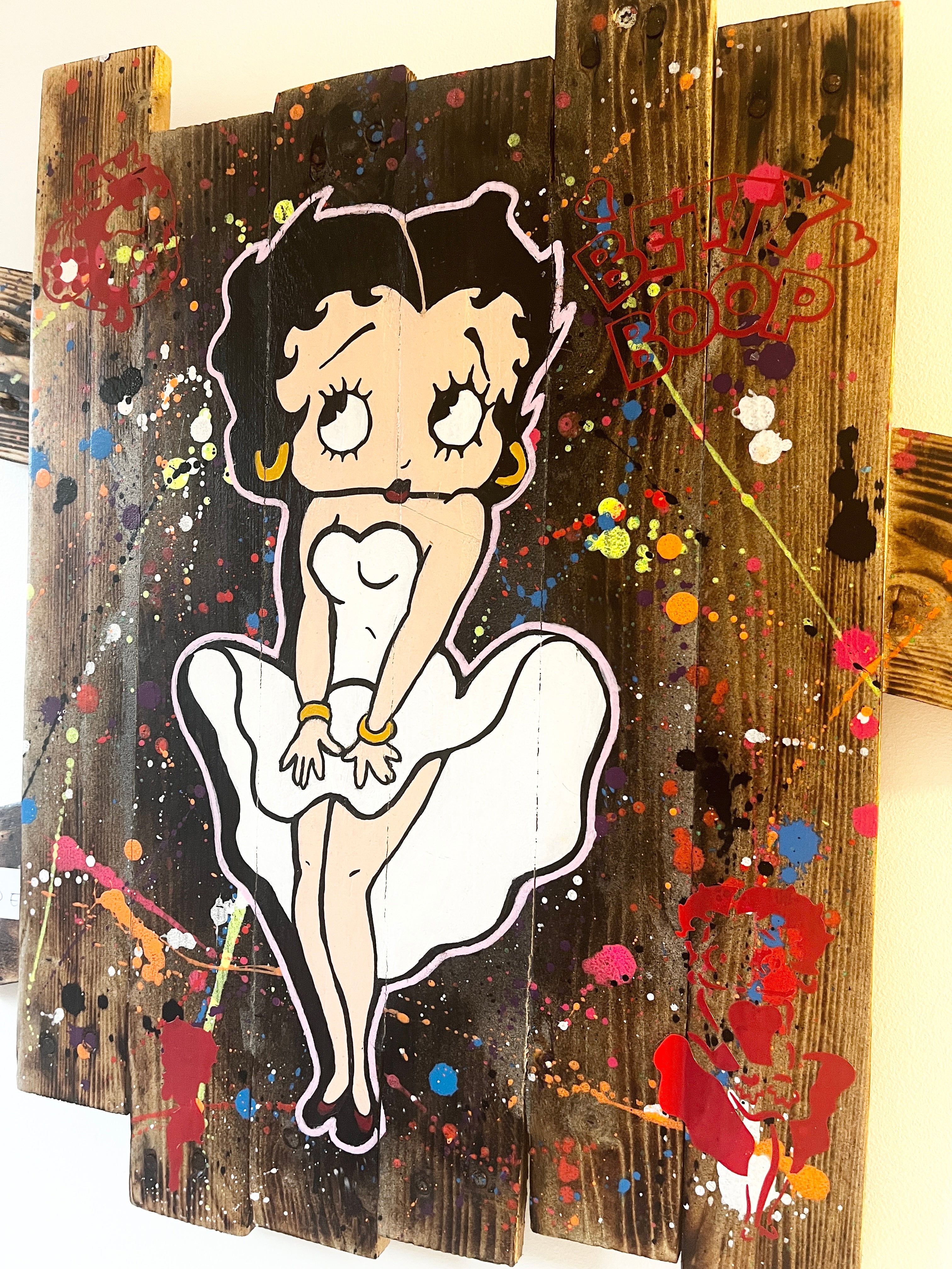 Tableau Pop art Betty BOOP hommage