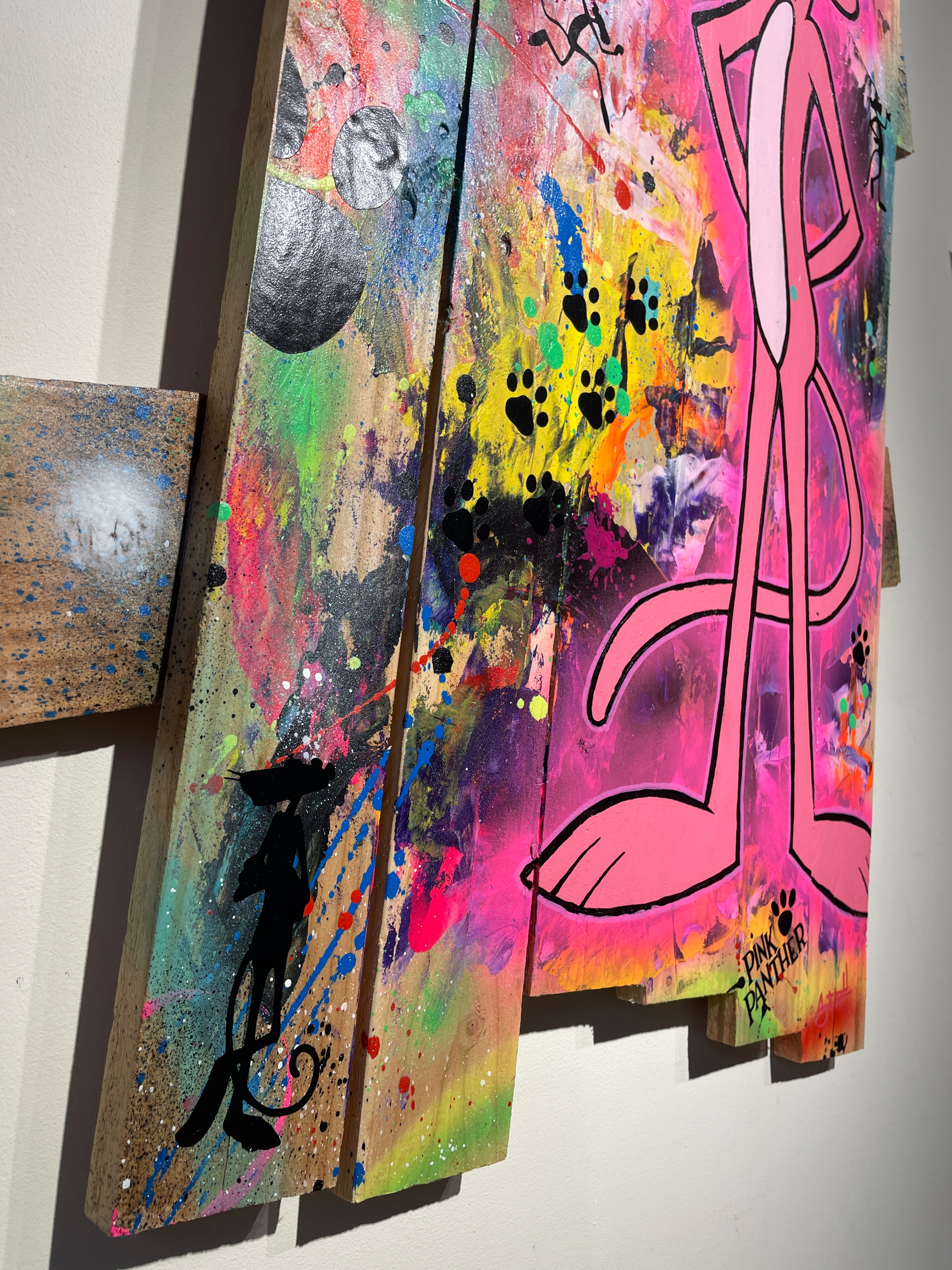 Tableau Pop Art Pink Panther