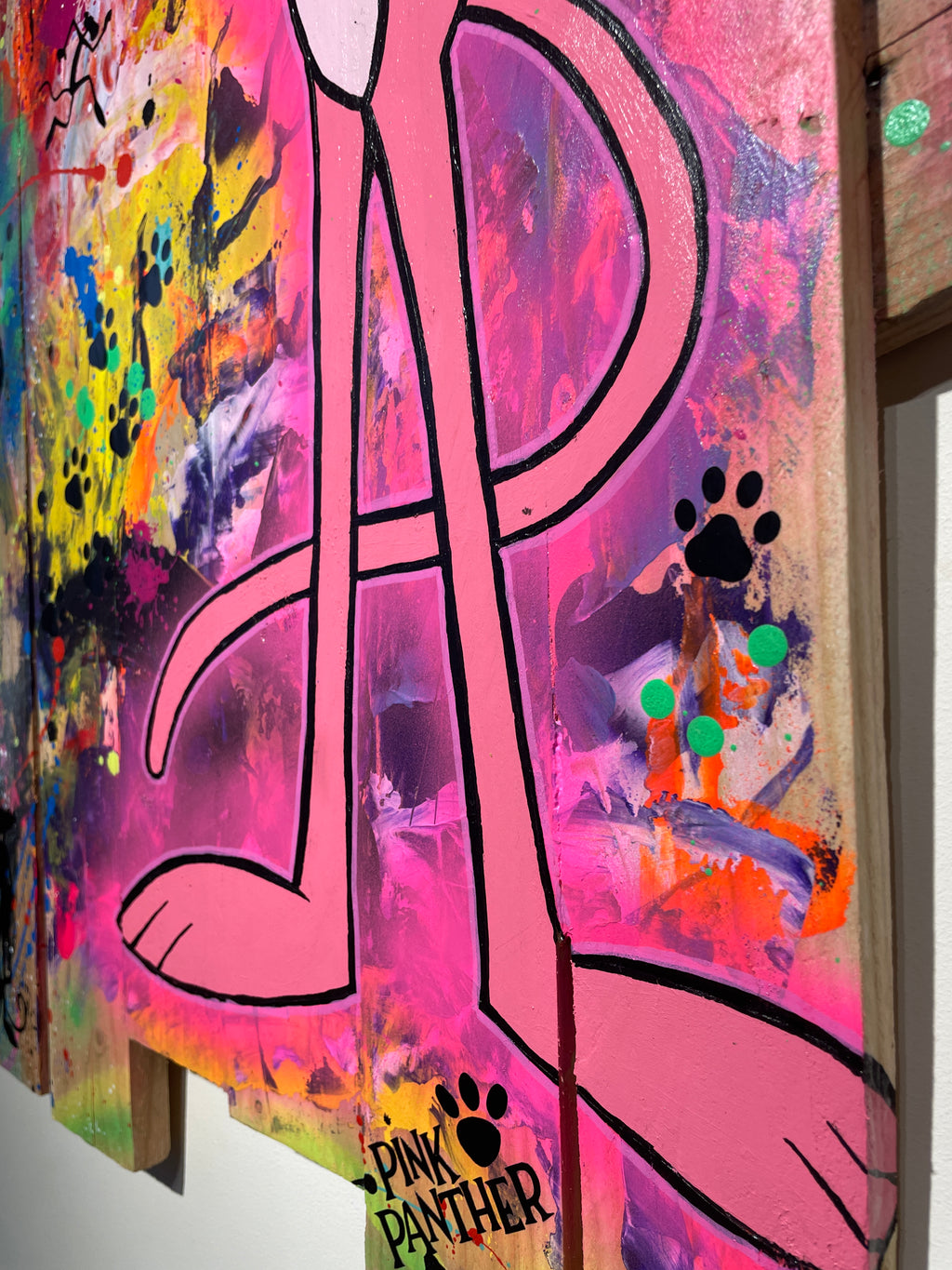 Tableau Pop Art Pink Panther