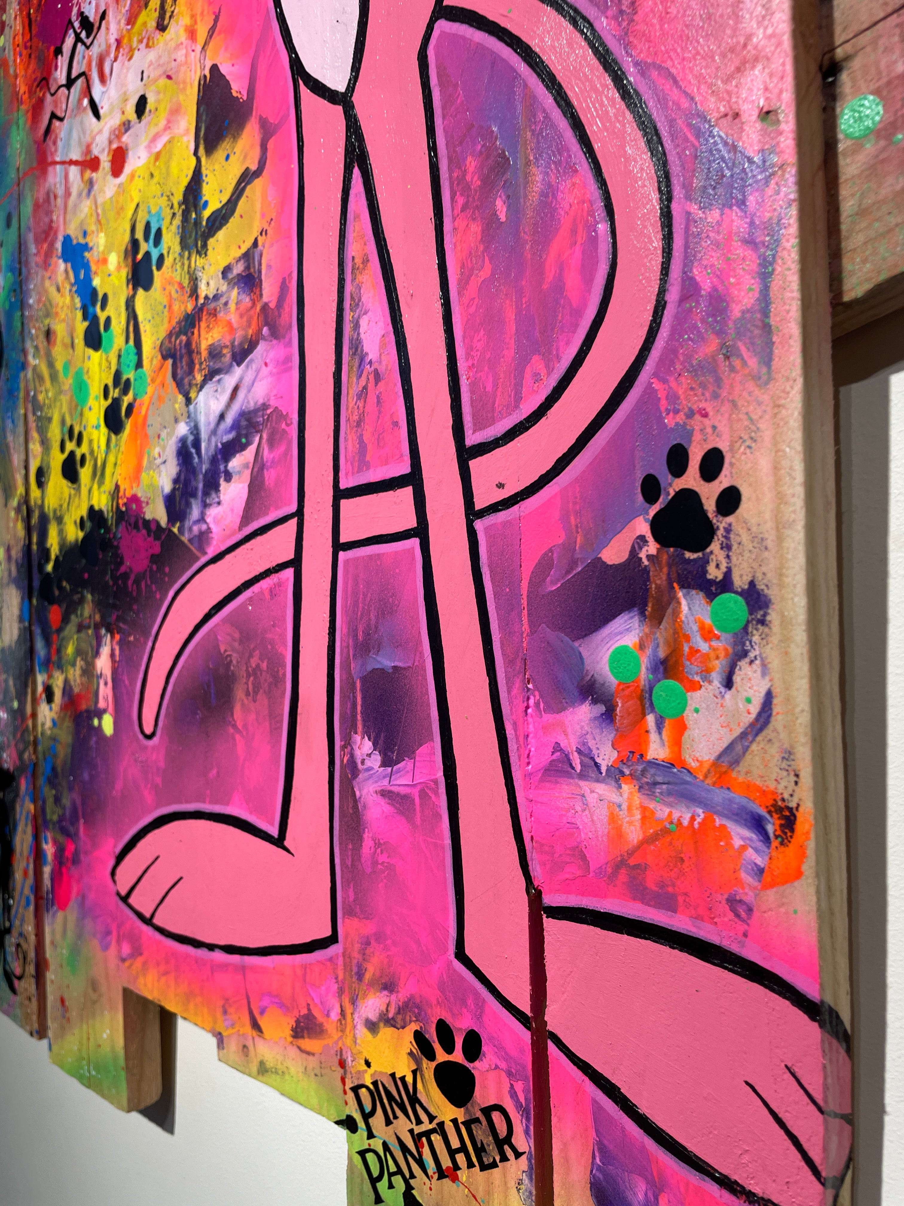 Tableau Pop Art Pink Panther