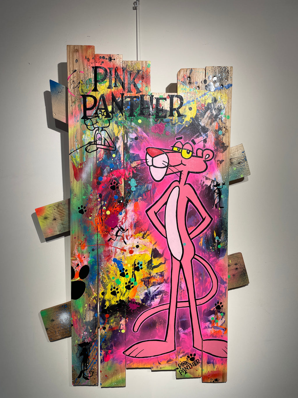 Tableau Pop Art Pink Panther