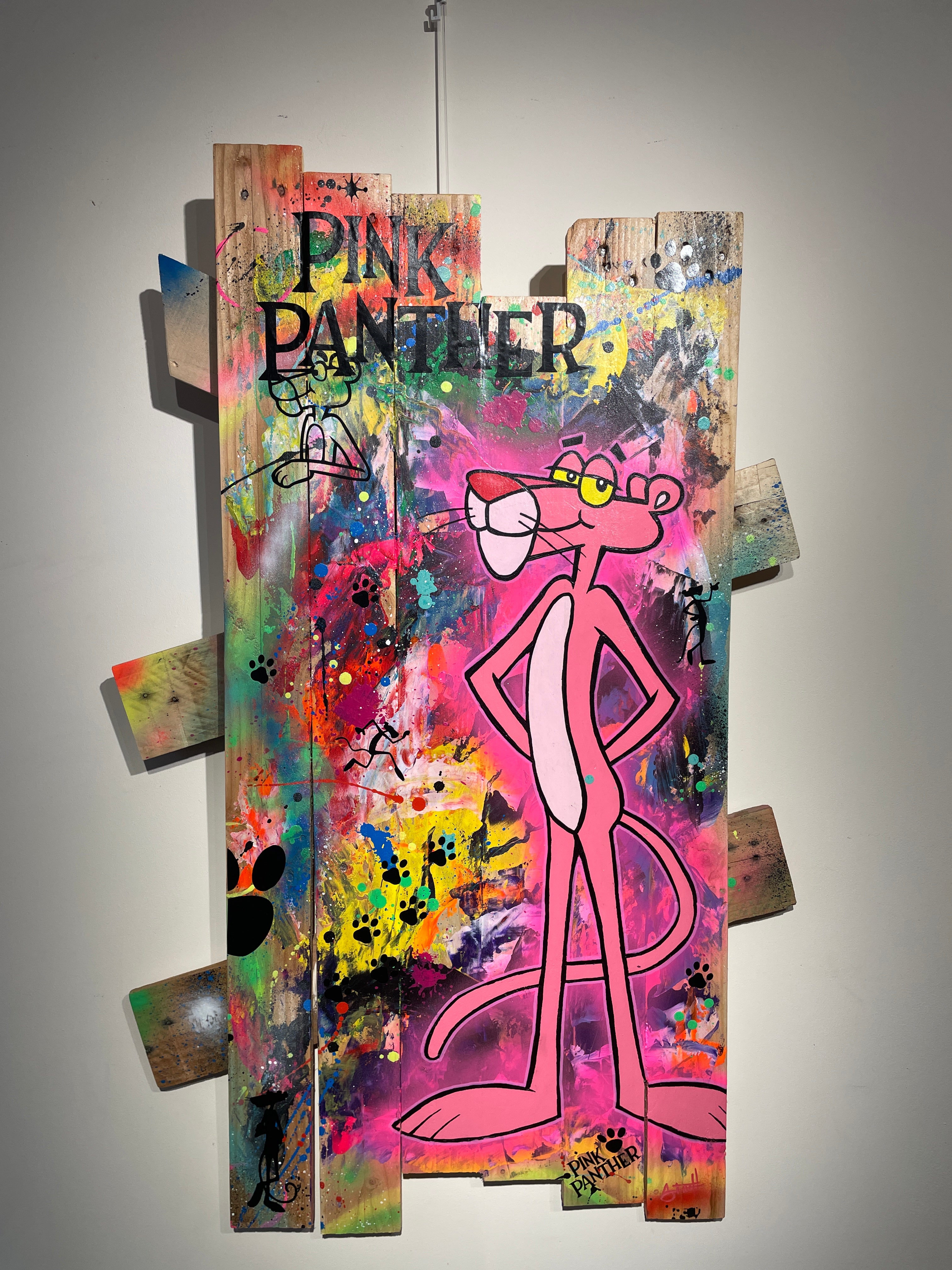 Tableau Pop Art Pink Panther