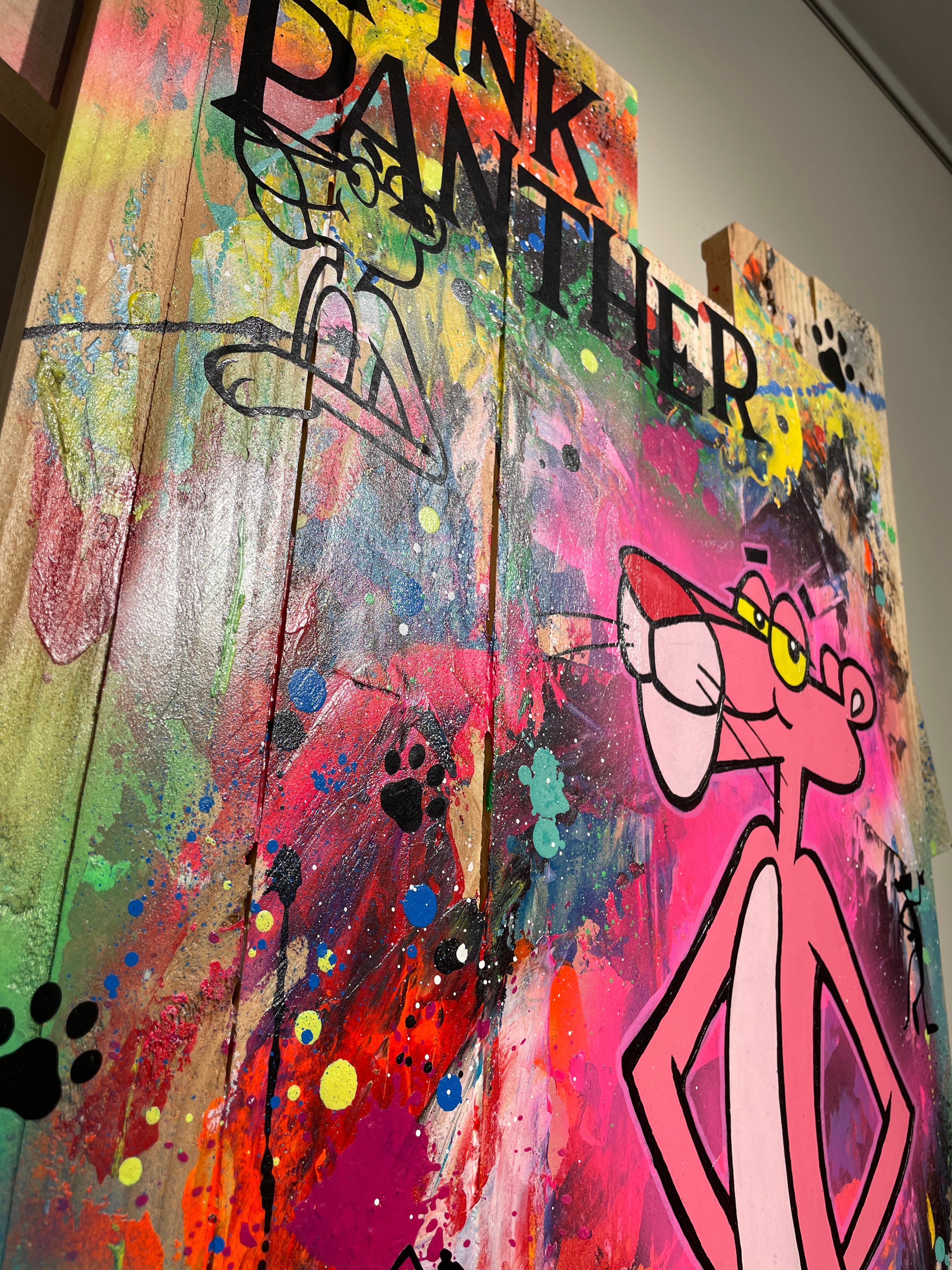 Tableau Pop Art Pink Panther