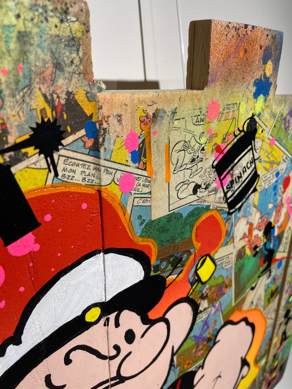 Tableau pop art Popeye la force