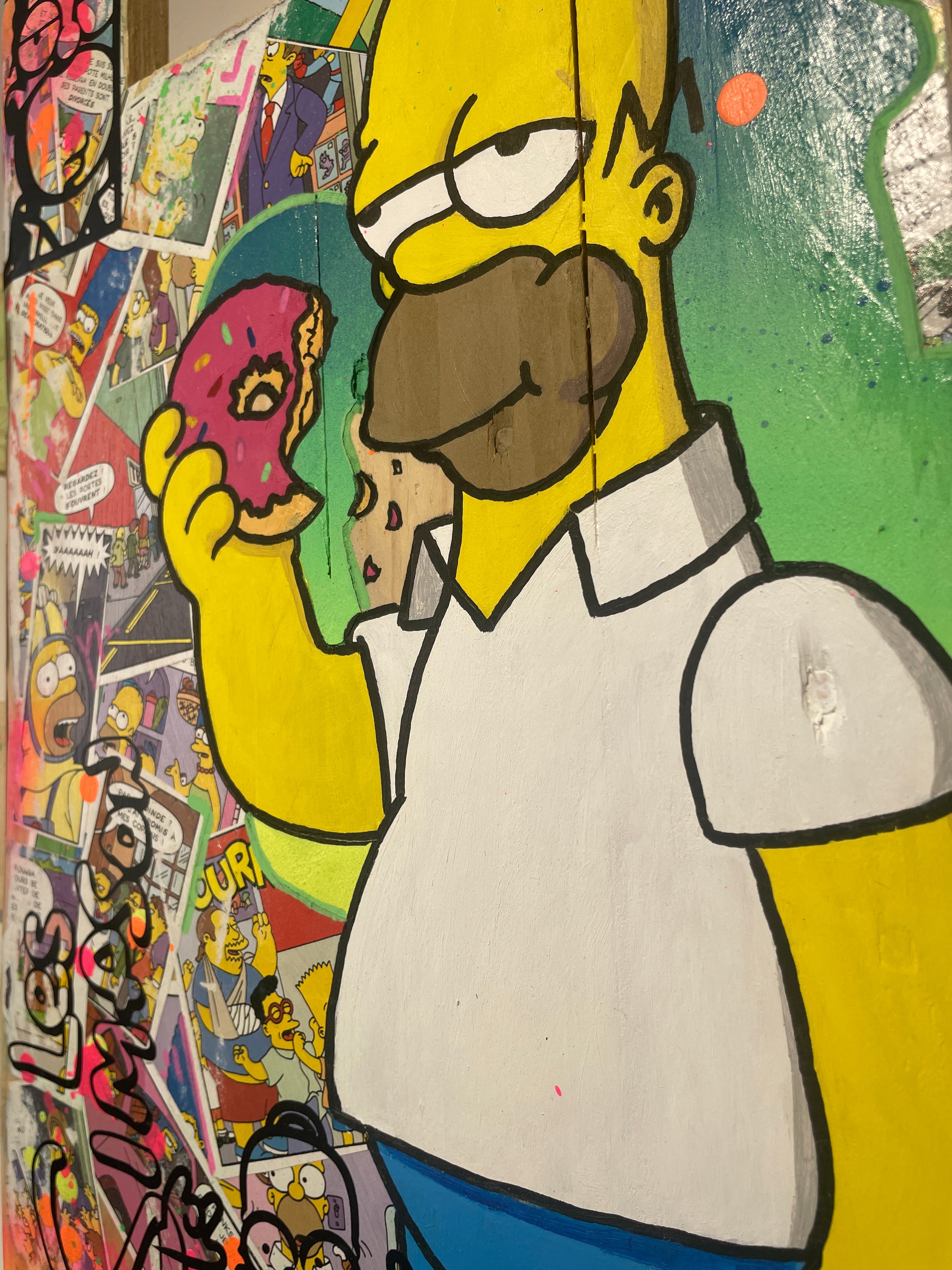 Tableau Pop Art OMER SIMPSONS