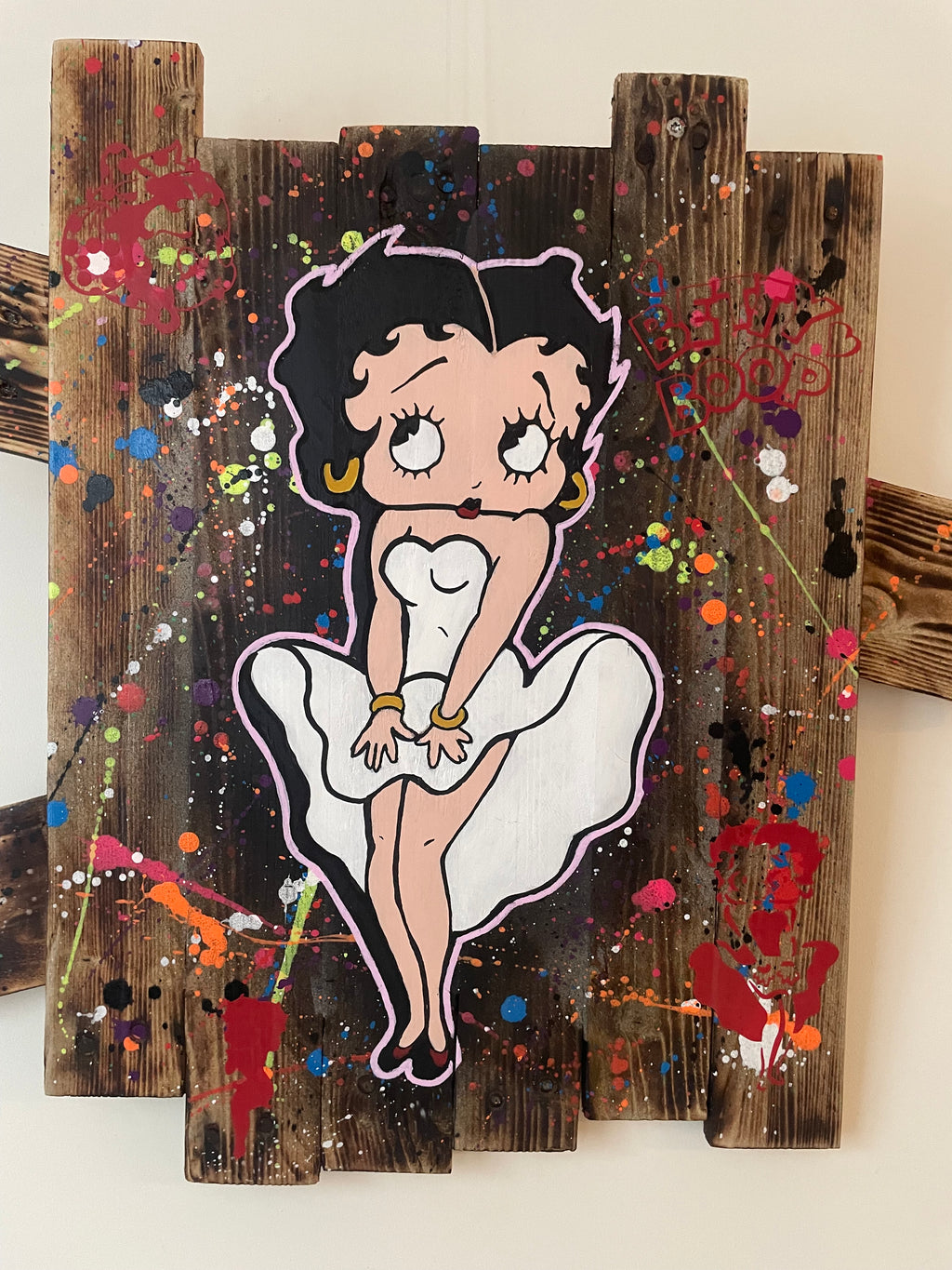 Tableau Pop art Betty BOOP hommage