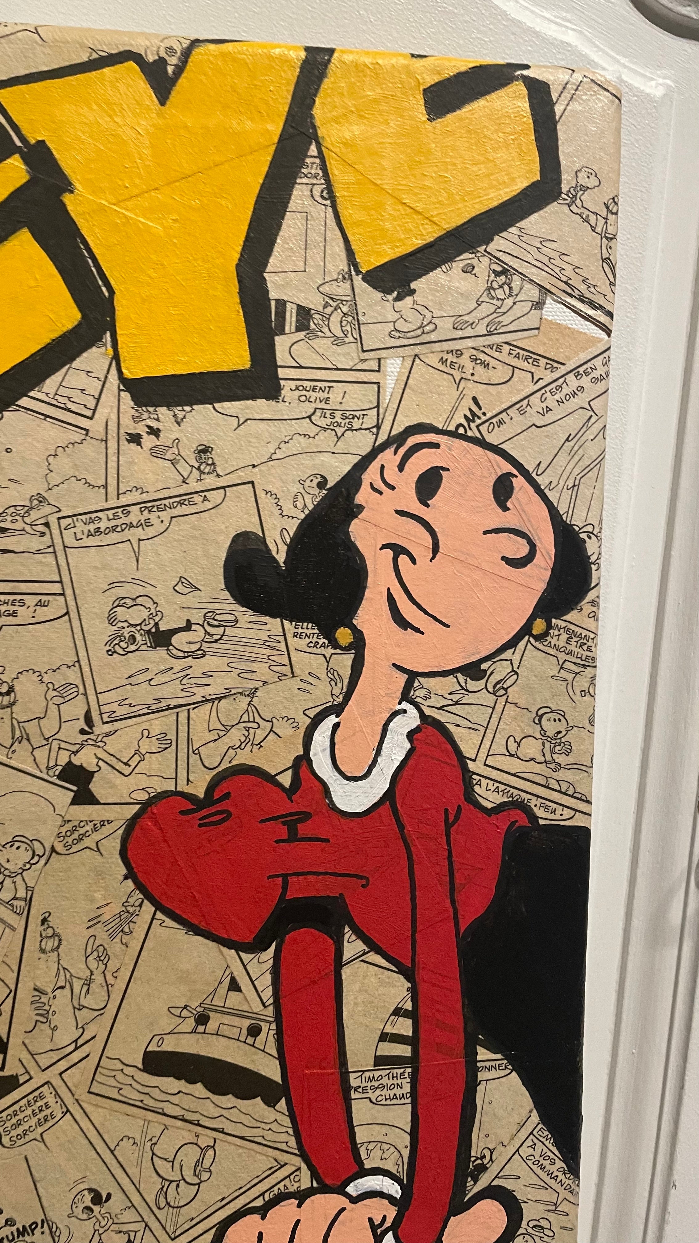 Popeye & Olive Pop Art