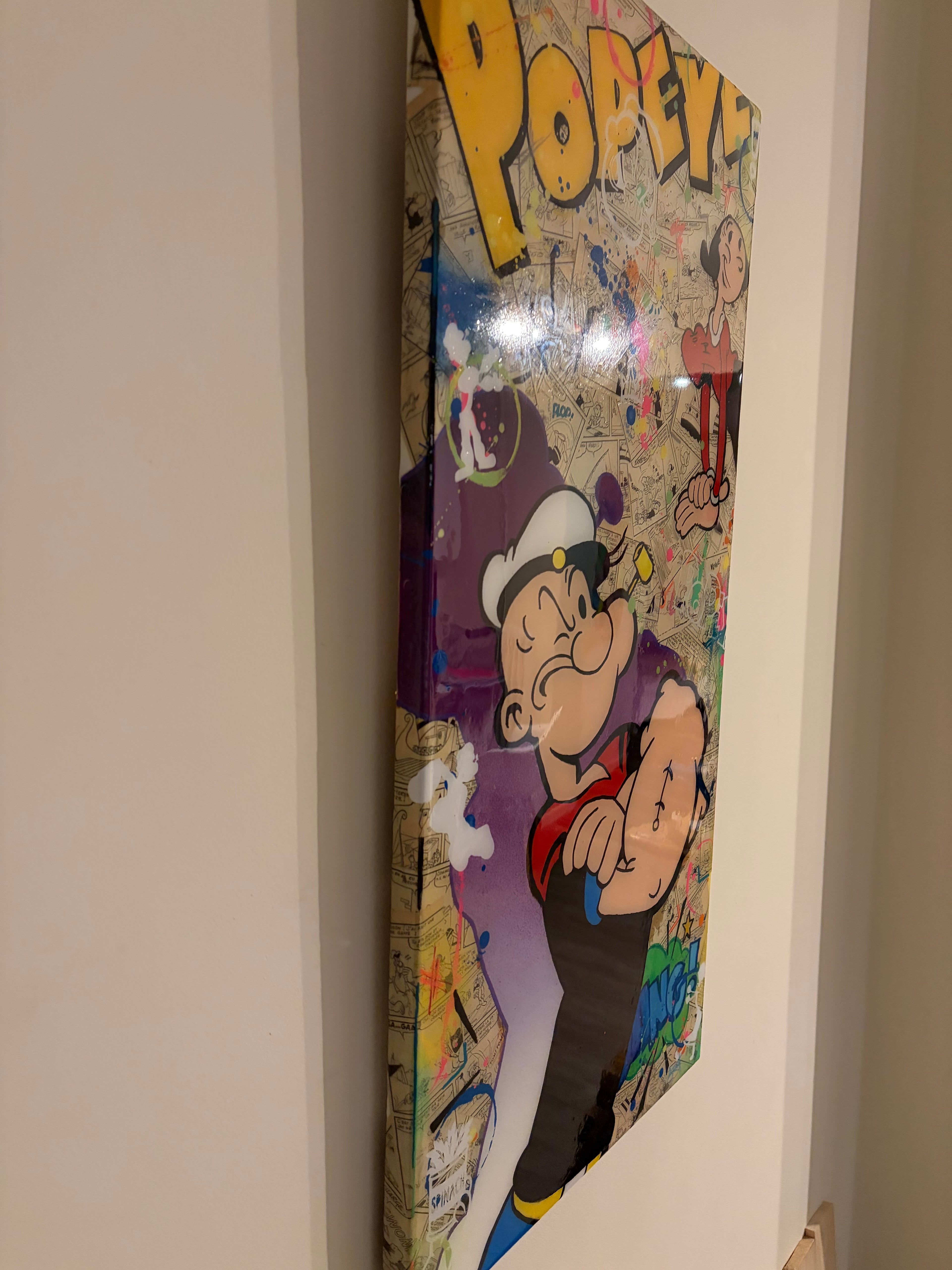 Popeye & Olive Pop Art