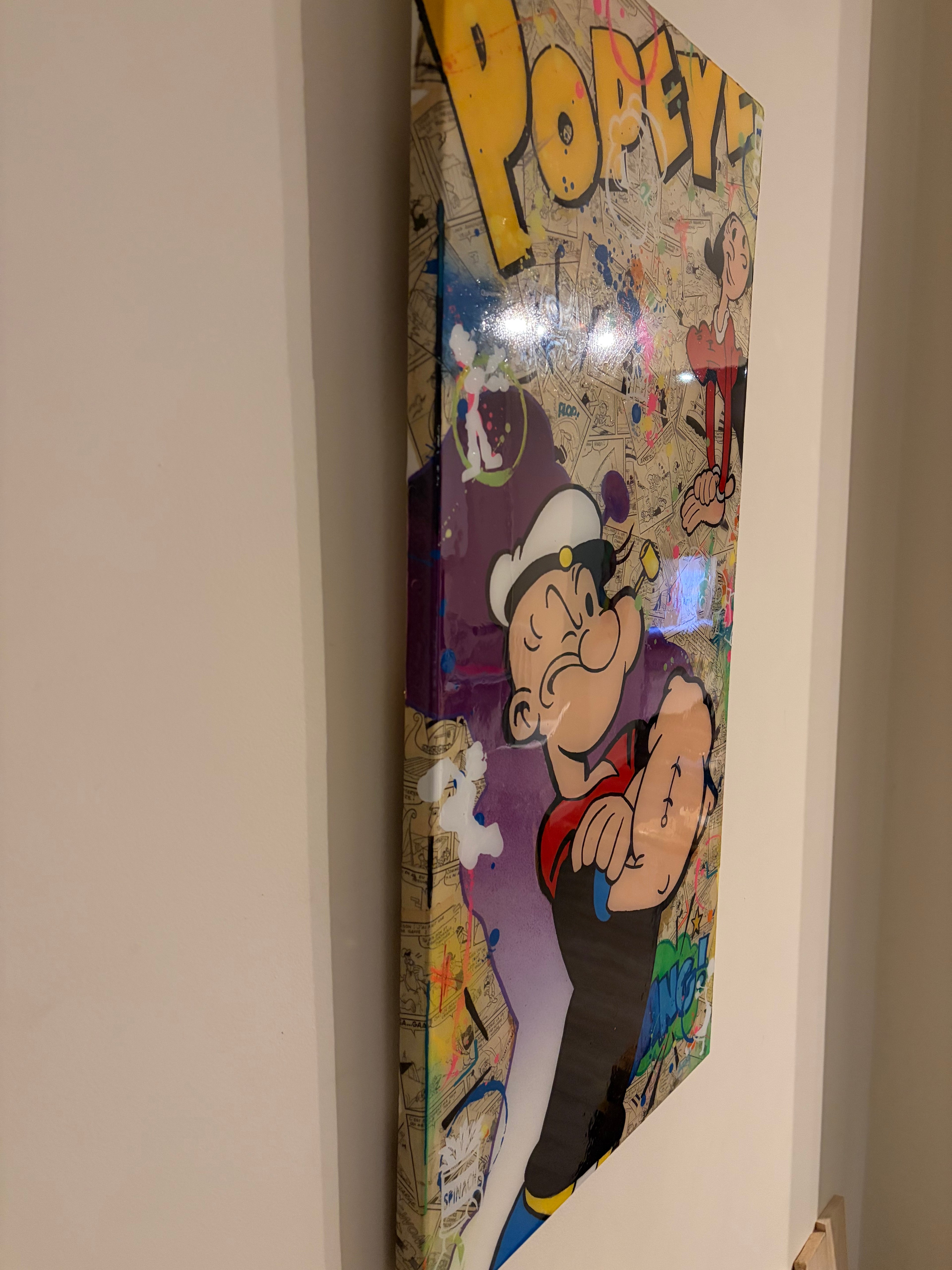 Popeye & Olive Pop Art