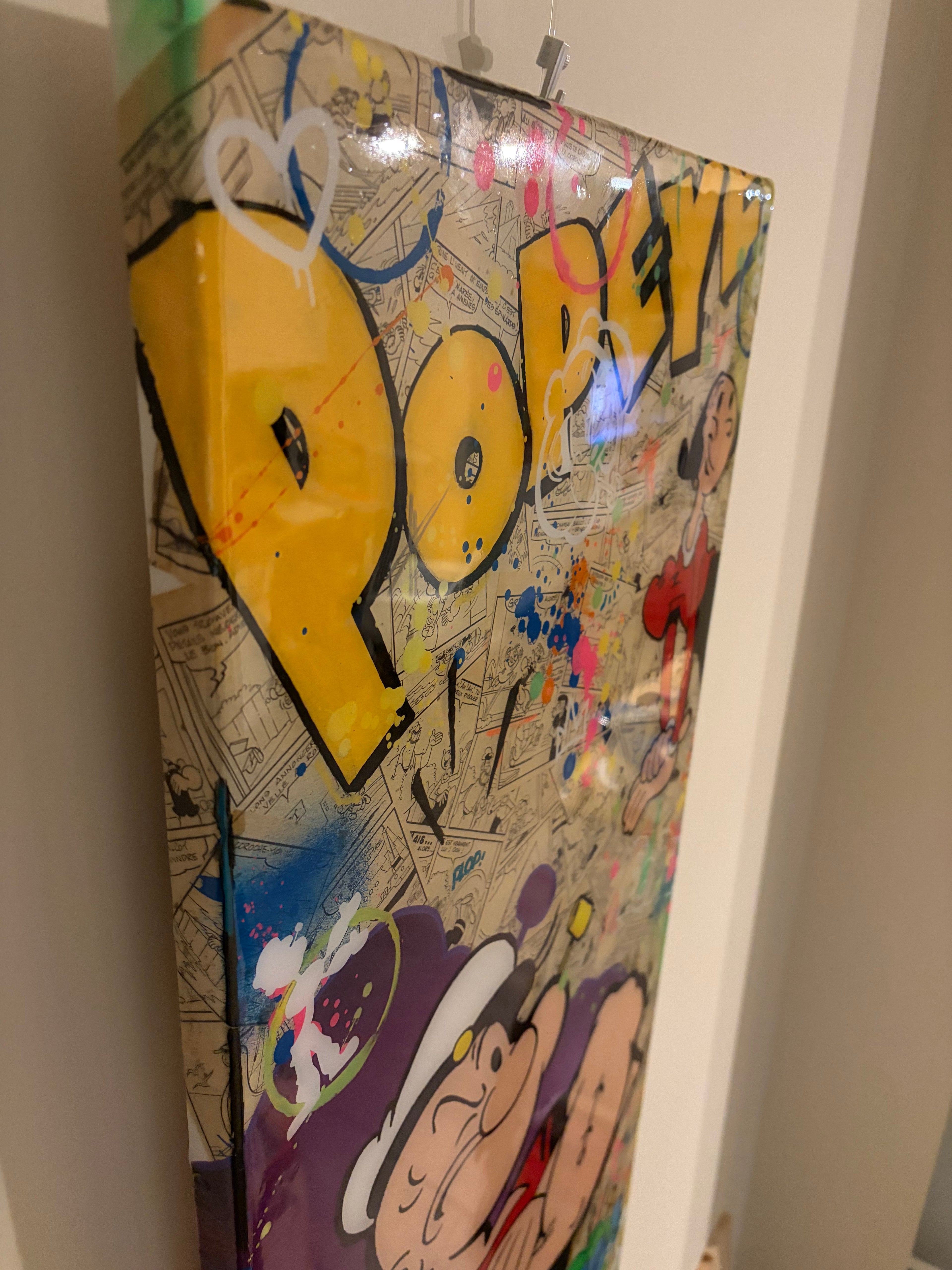 Popeye & Olive Pop Art