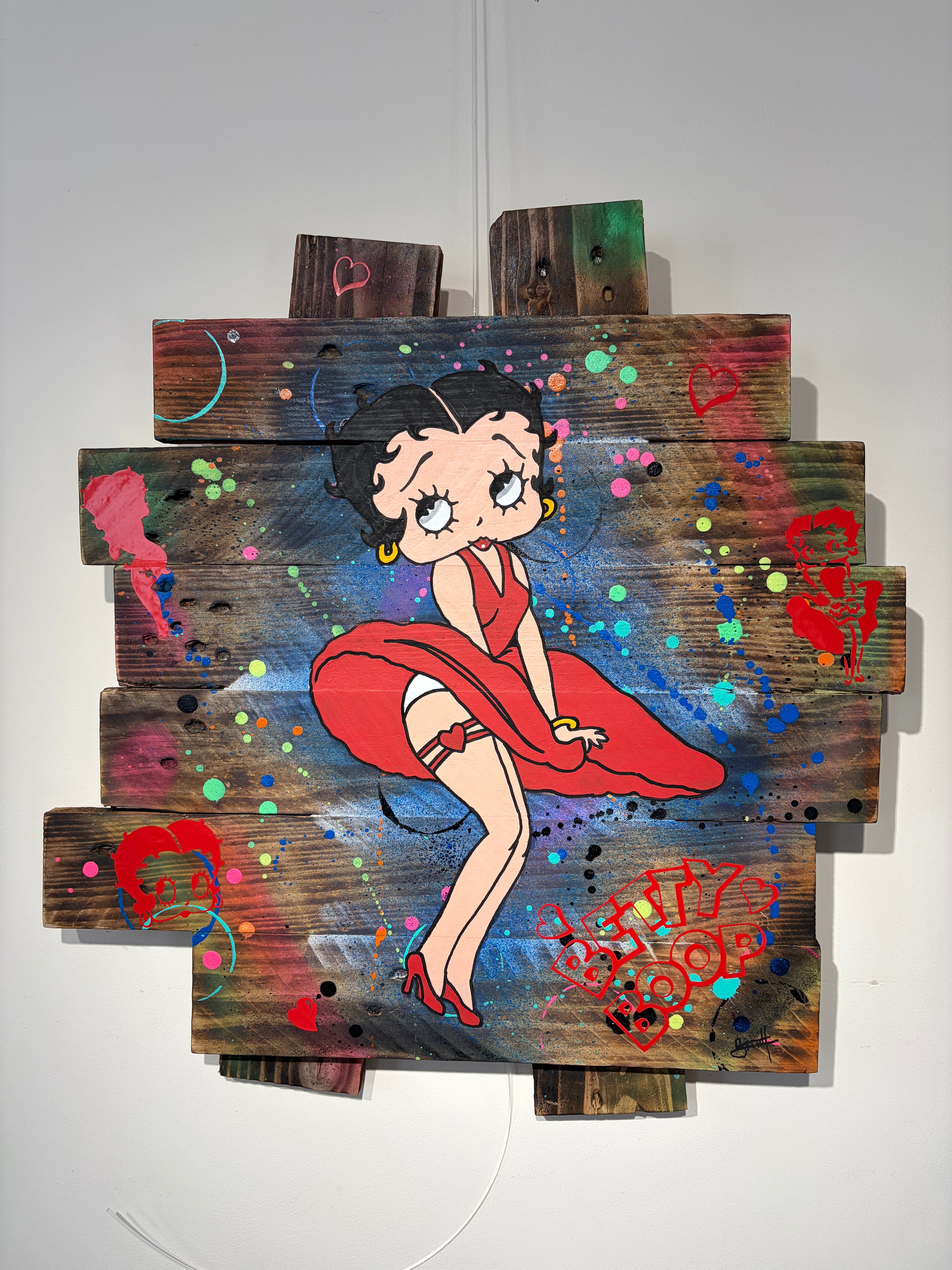 Tableau Pop art Betty BOOP