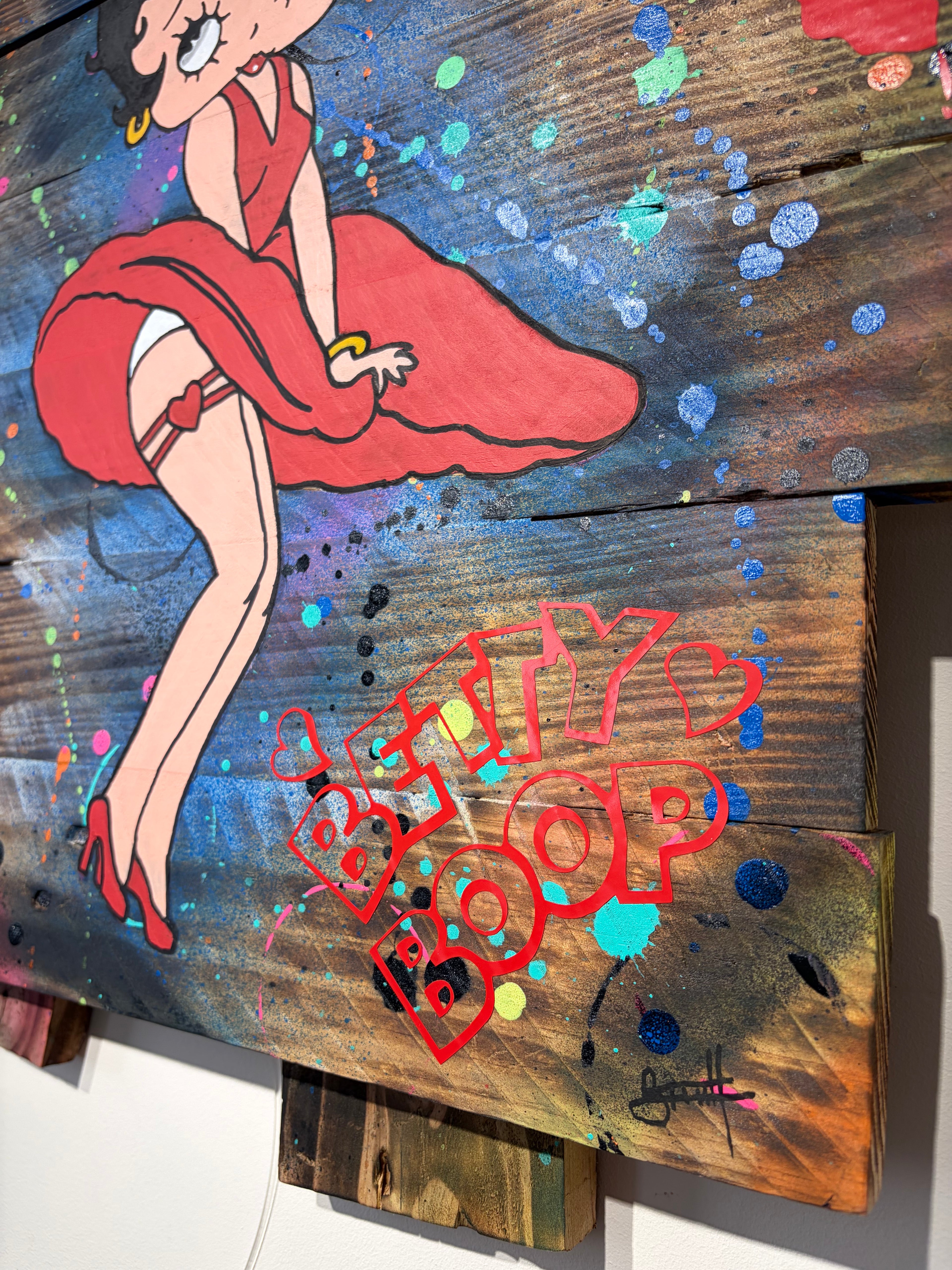 Tableau Pop art Betty BOOP