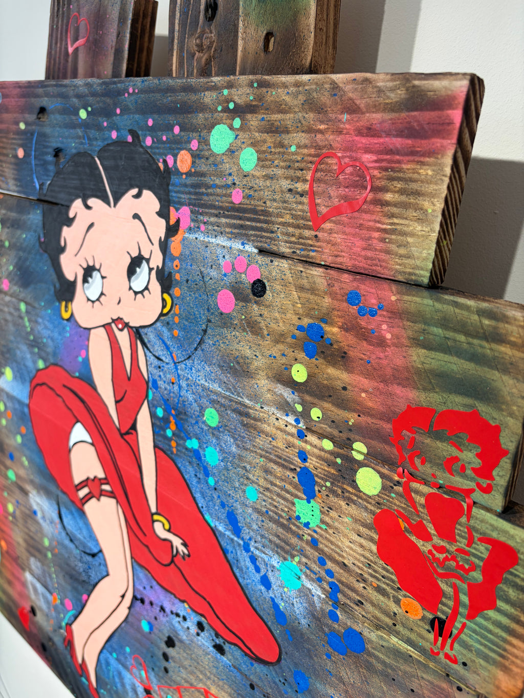 Tableau Pop art Betty BOOP
