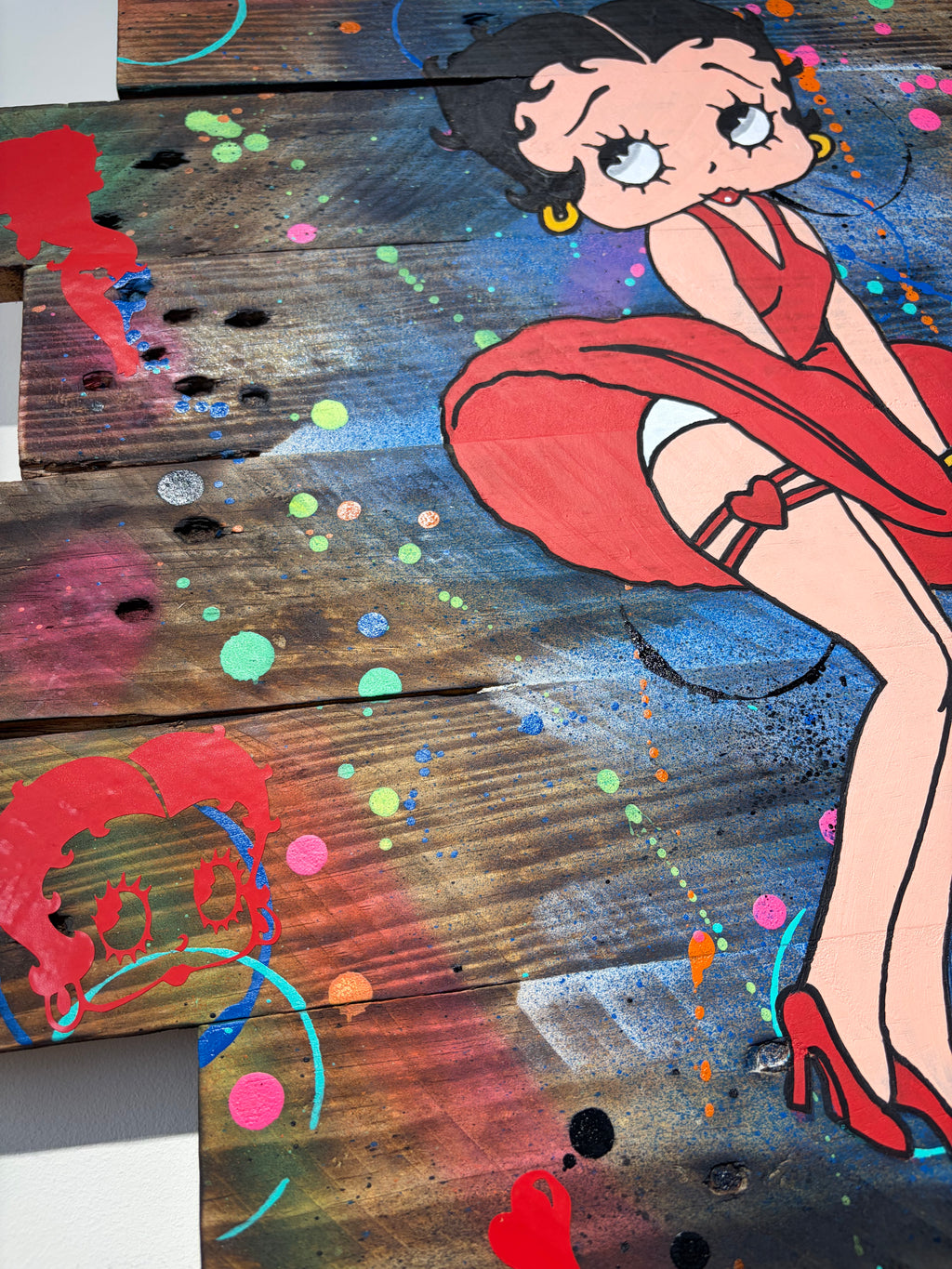 Tableau Pop art Betty BOOP
