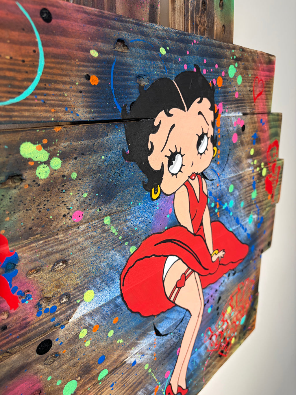 Tableau Pop art Betty BOOP