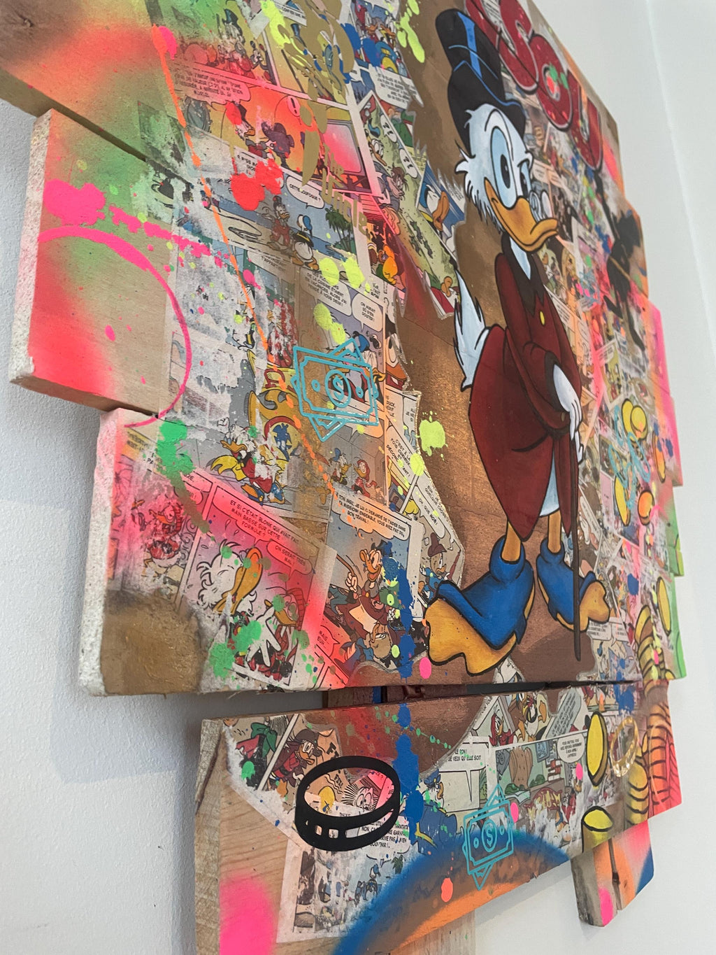 Tableau POP art Picsou