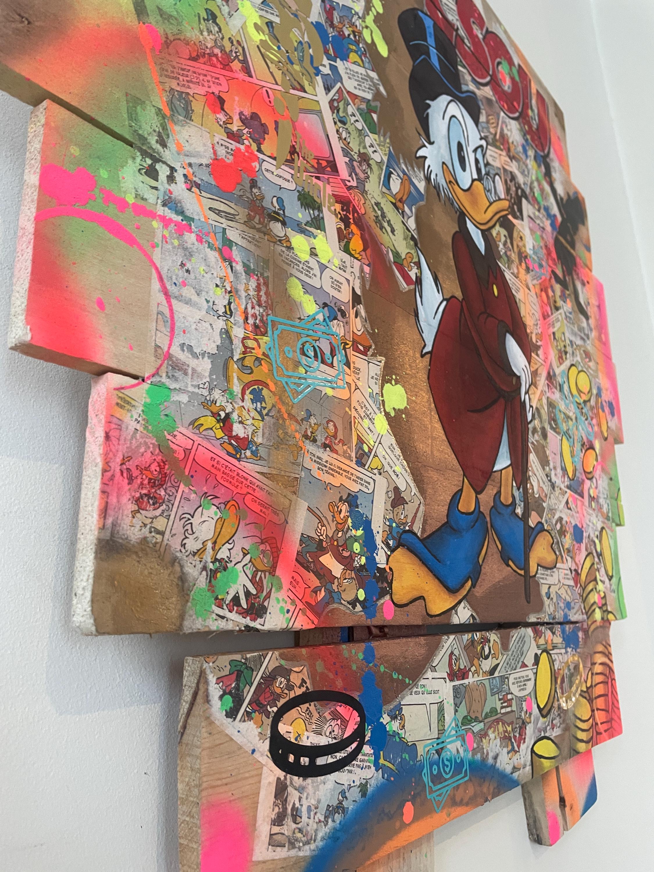 Tableau POP art Picsou