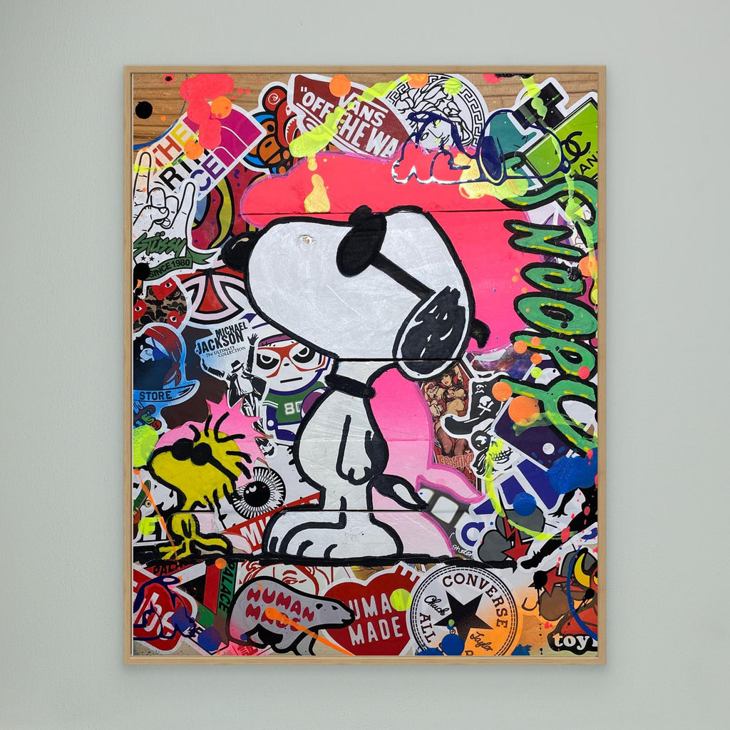 Snoopy reproduction officielle sur toile