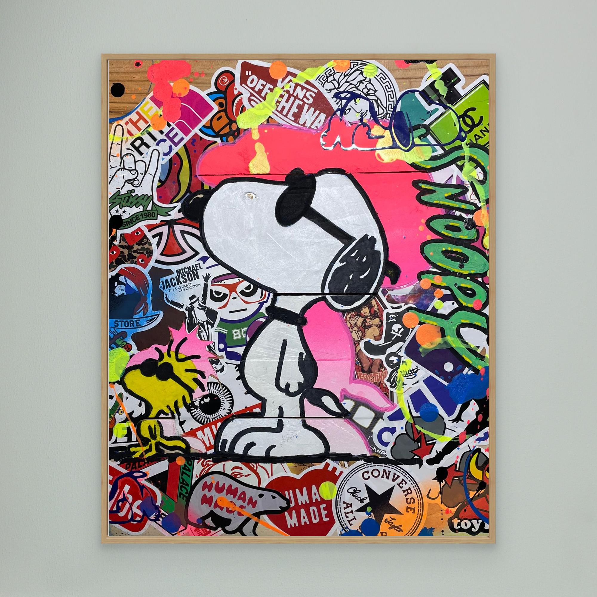 Snoopy reproduction officielle sur toile