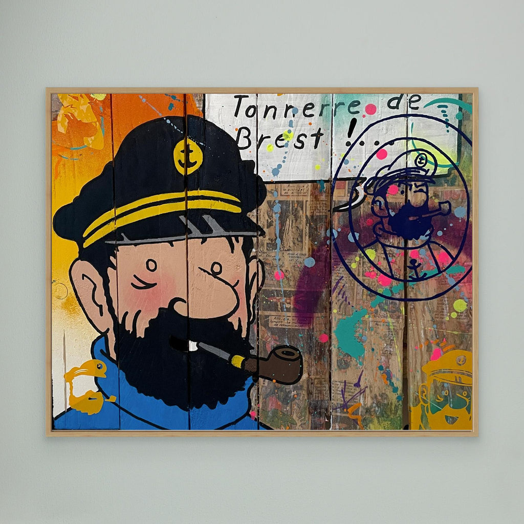 Capitaine Tonnerre reproduction officielle sur toile