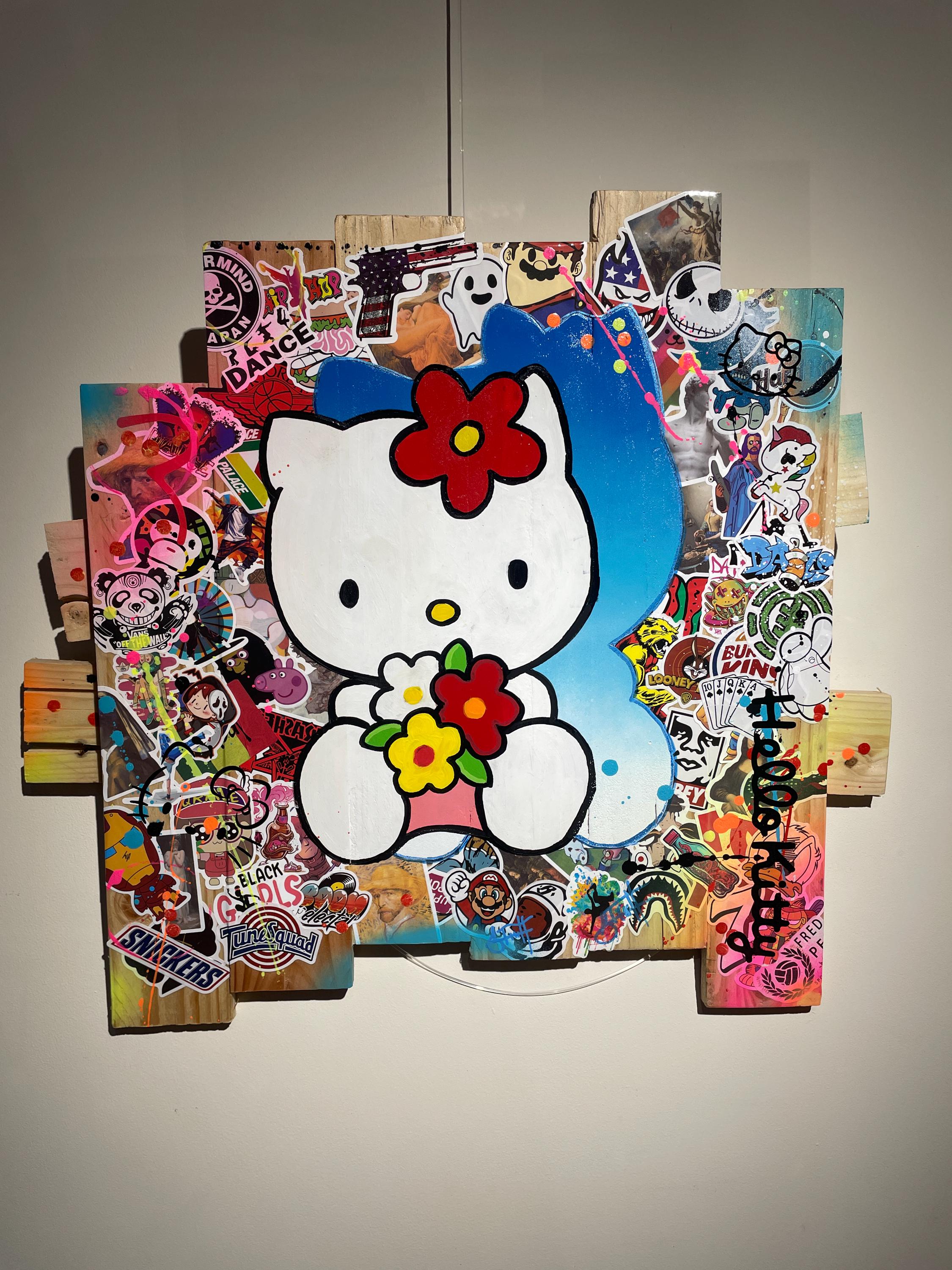 Tableau Pop Art HELLO KITTY