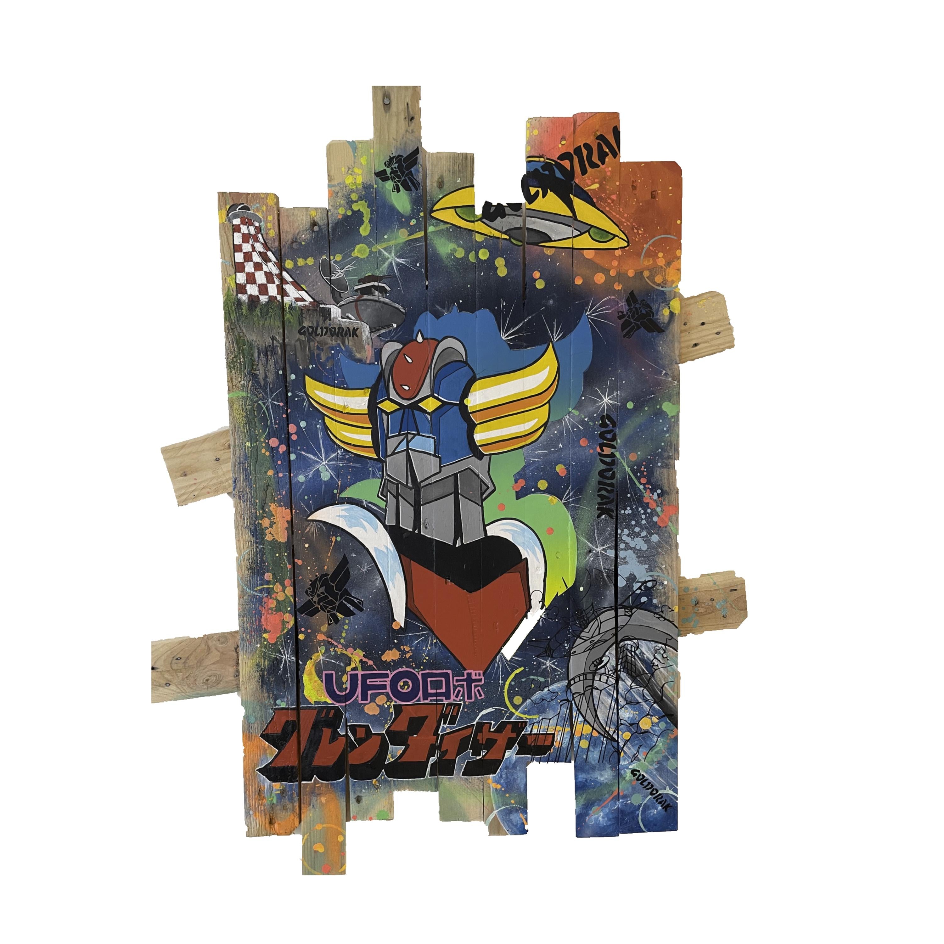 Tableau Pop Art GOLDORAK