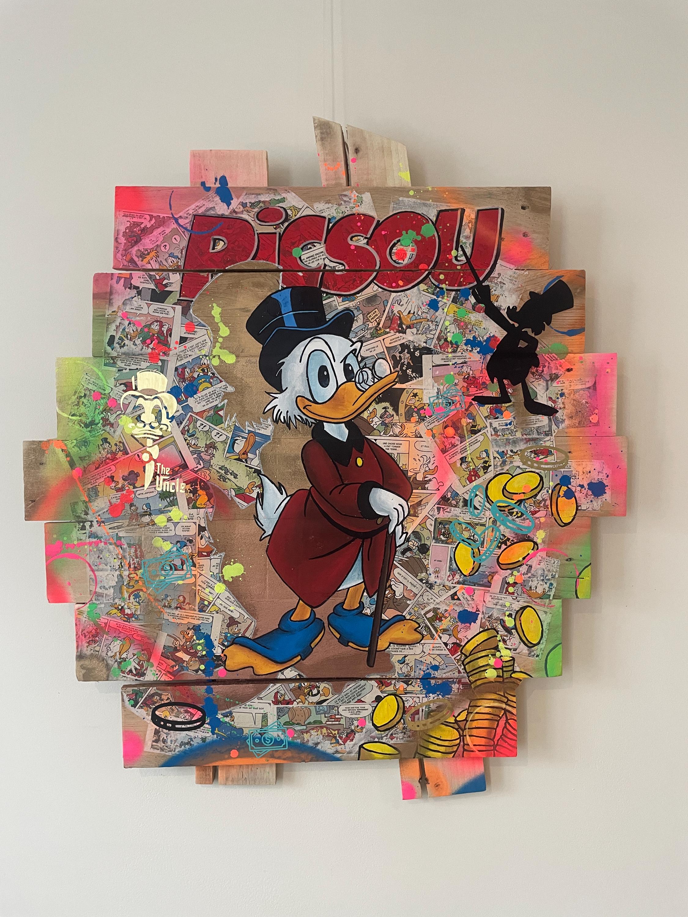 Tableau POP art Picsou