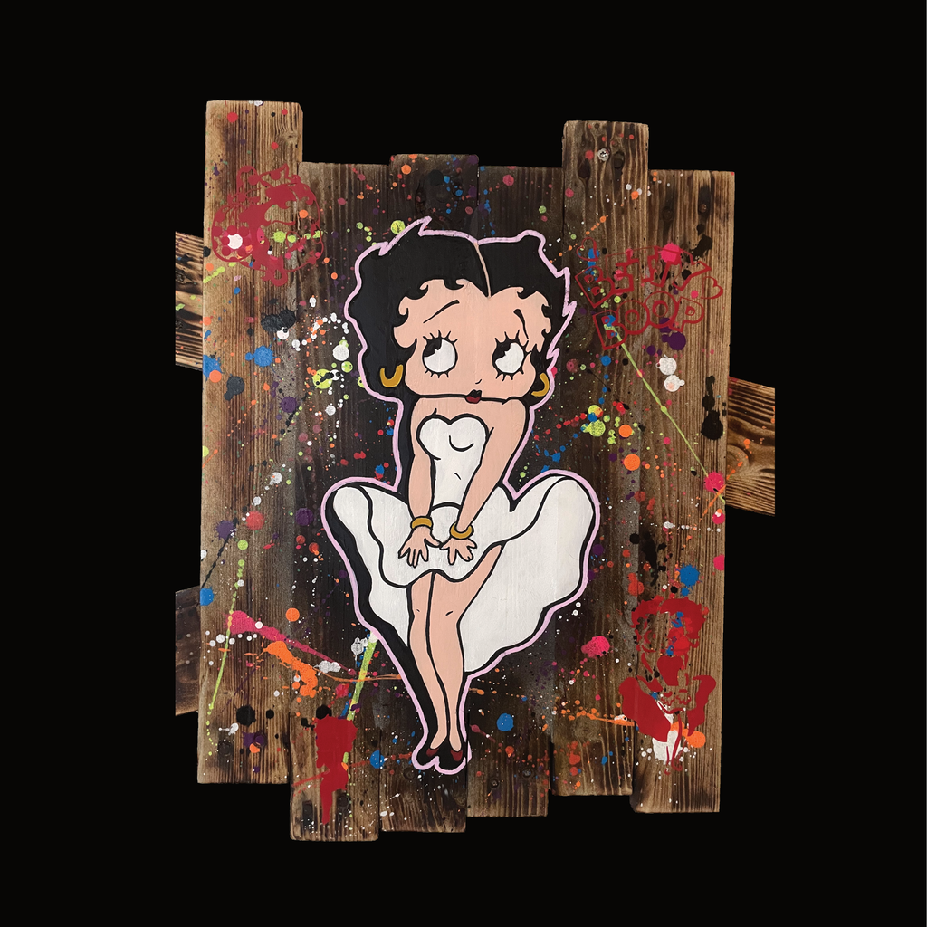 Tableau Pop art Betty BOOP hommage