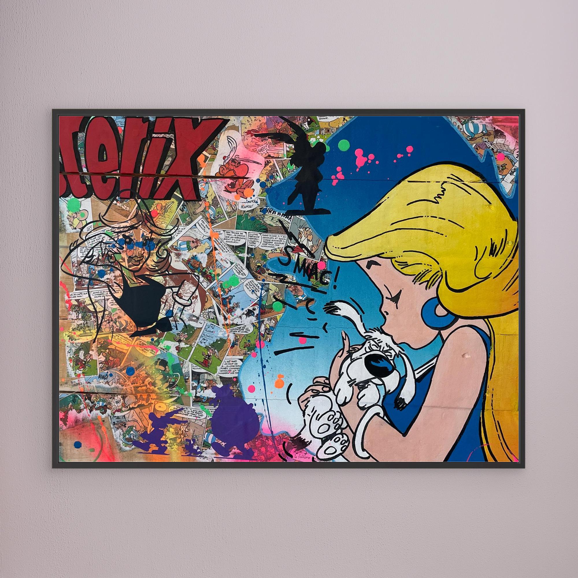 Falbala reproduction officielle sur toile de l'œuvre de Vincent STREIFF