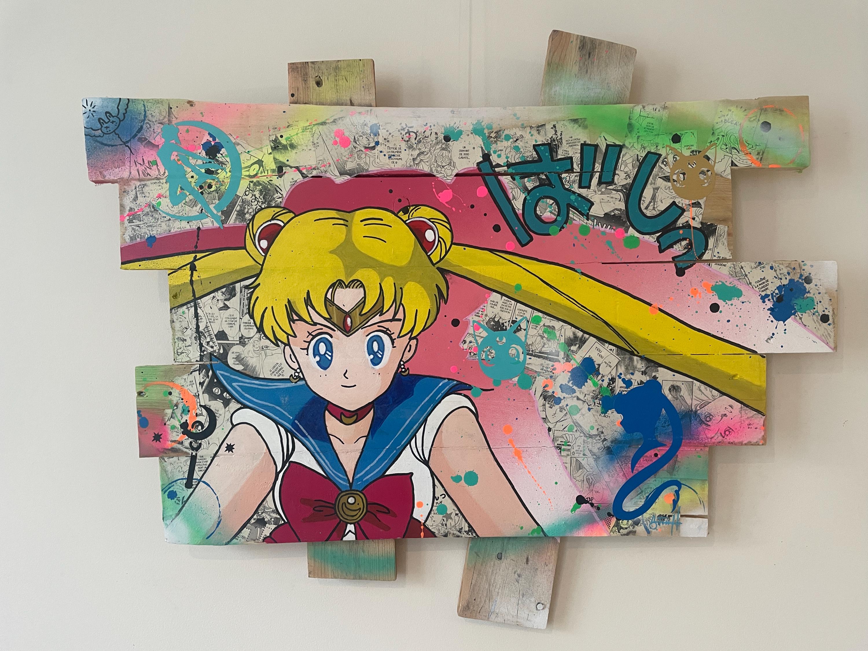 Tableau pop art Sailor Moon