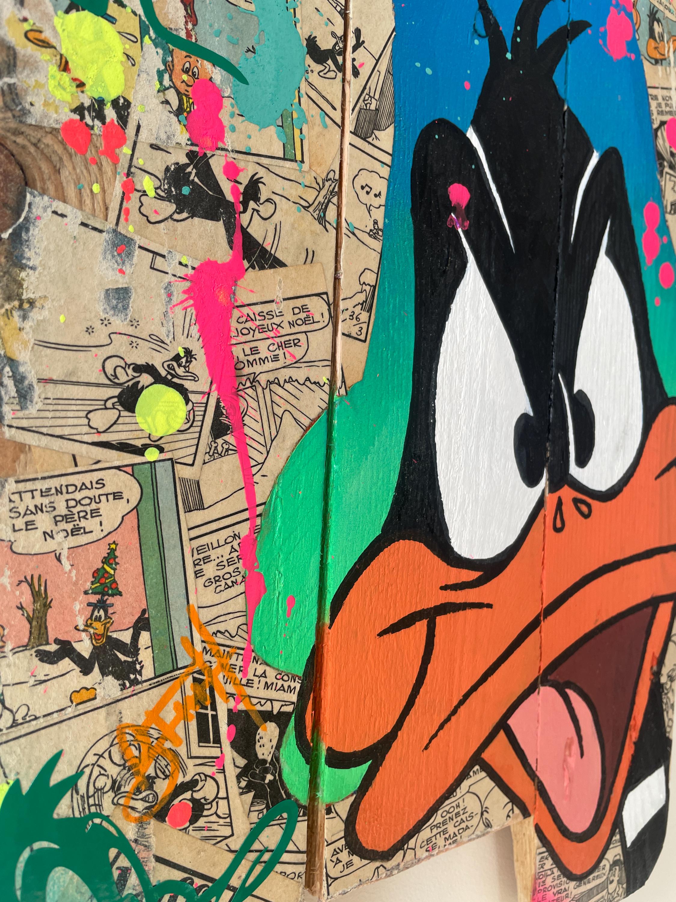 Tableau POP Art Daffy Duck