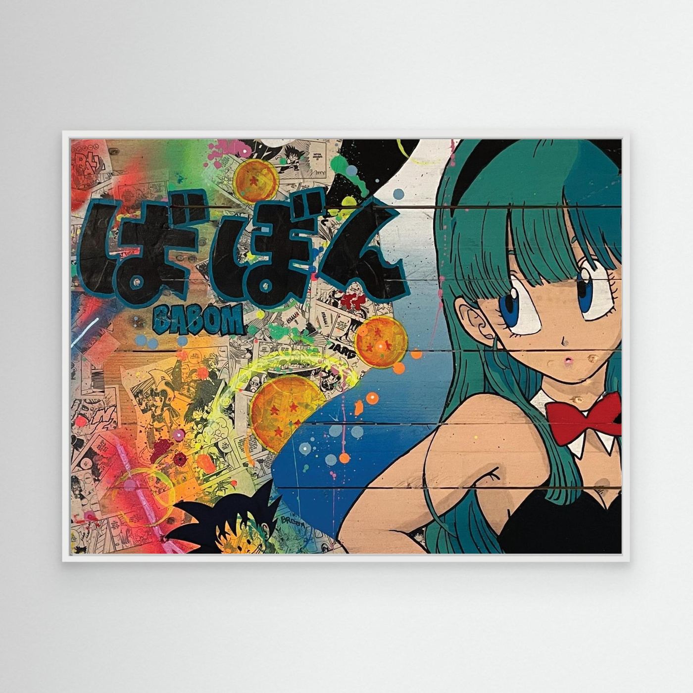 Bulma impression sur toile de l'œuvre originale de Vincent STREIFF