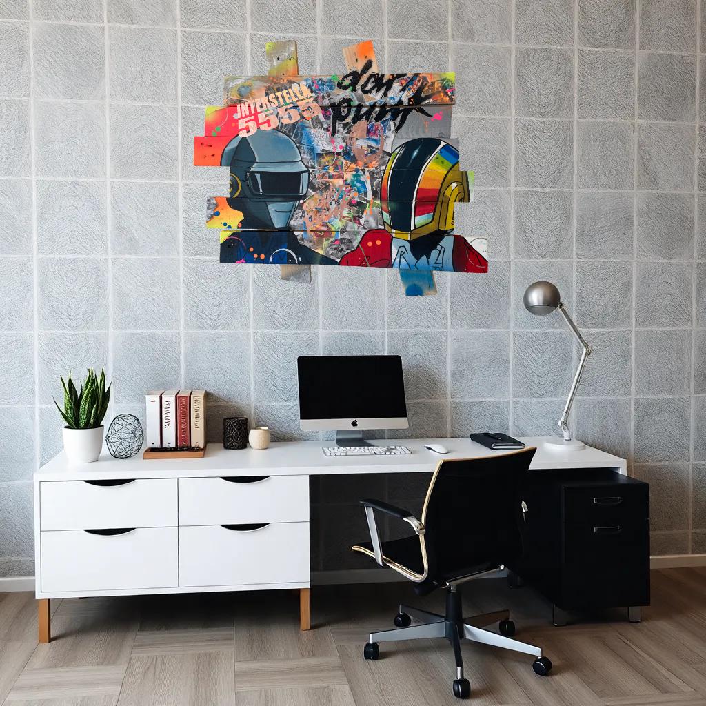 Tableau POP Art DAFT PUNK