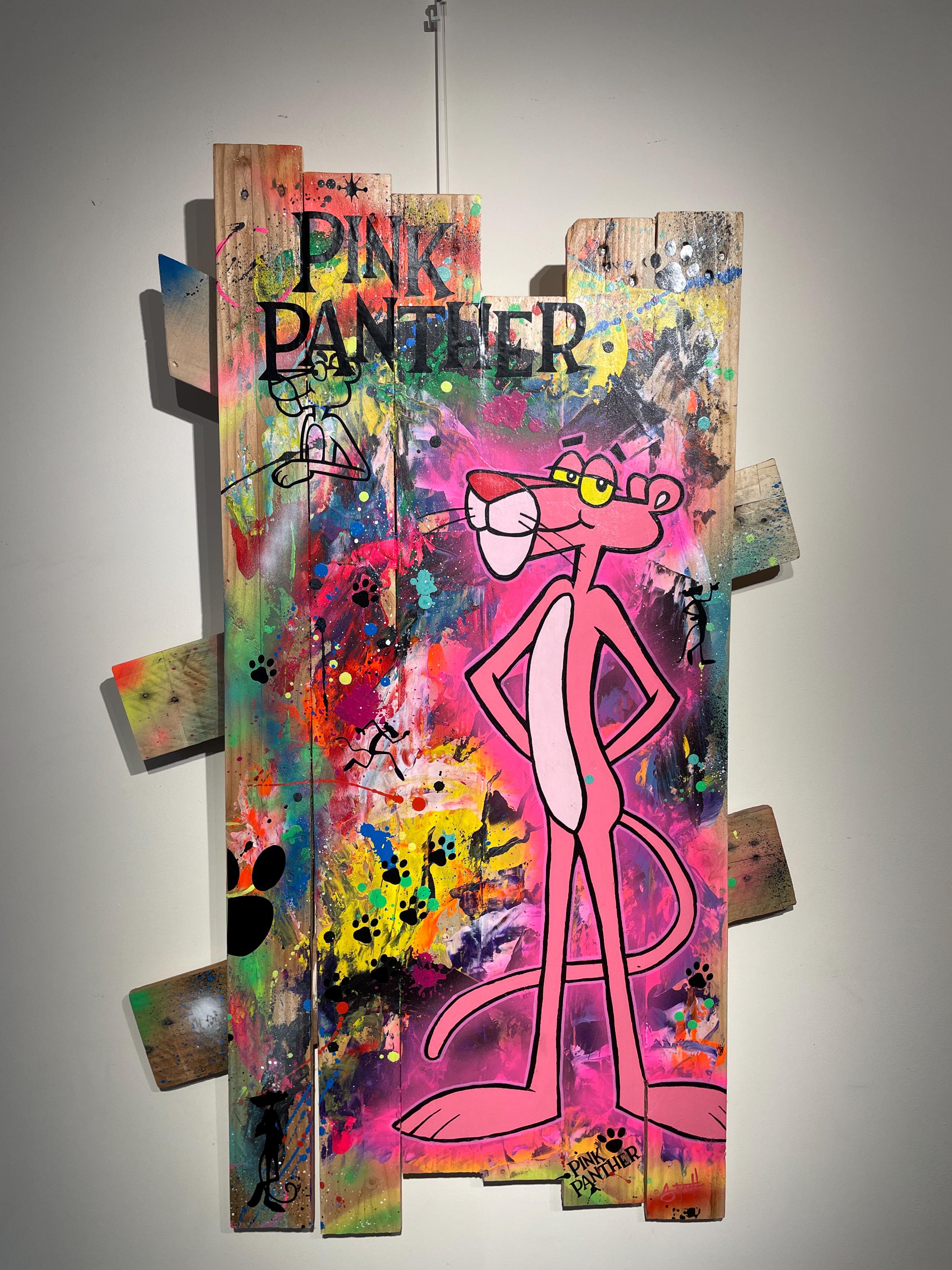 Tableau Pop Art Pink Panther