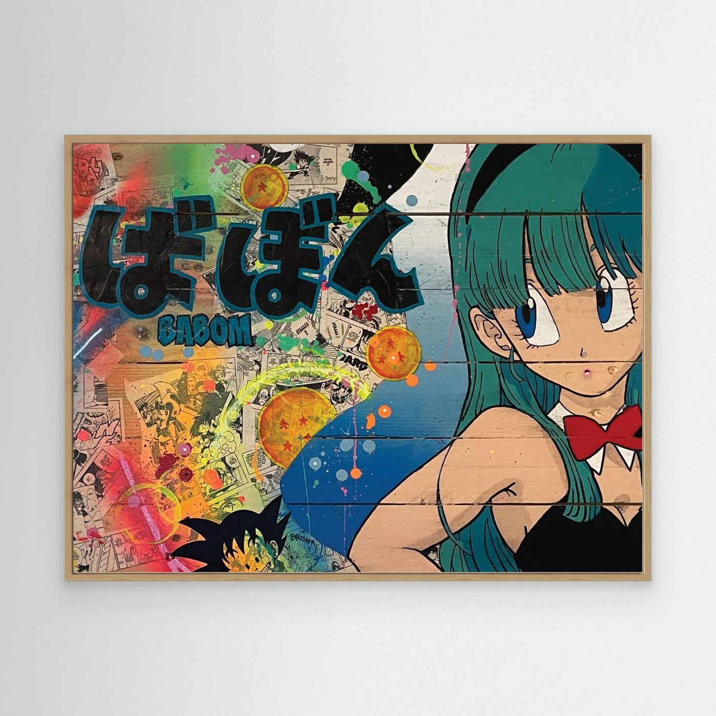 Bulma impression sur toile de l'œuvre originale de Vincent STREIFF