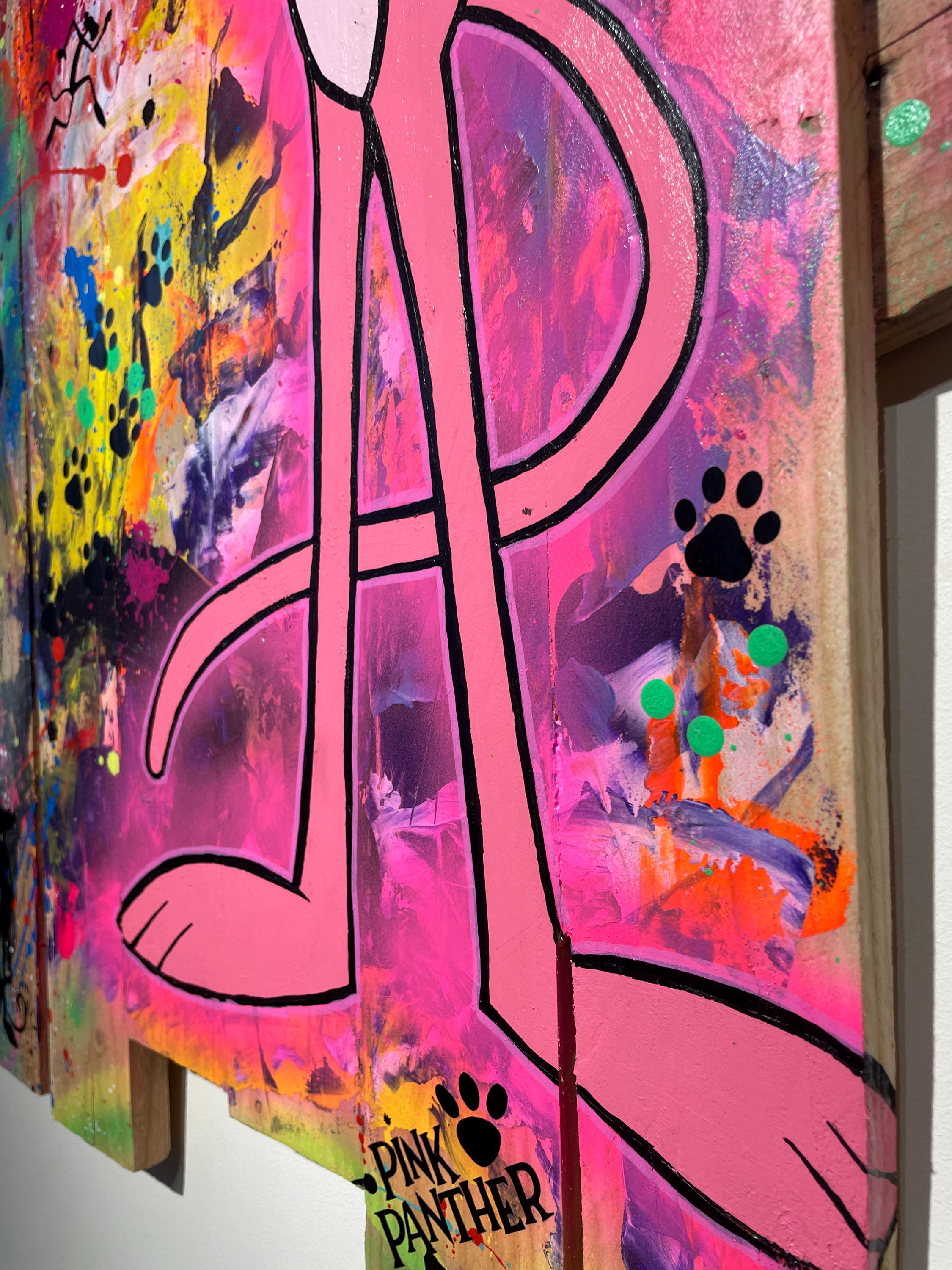 Tableau Pop Art Pink Panther
