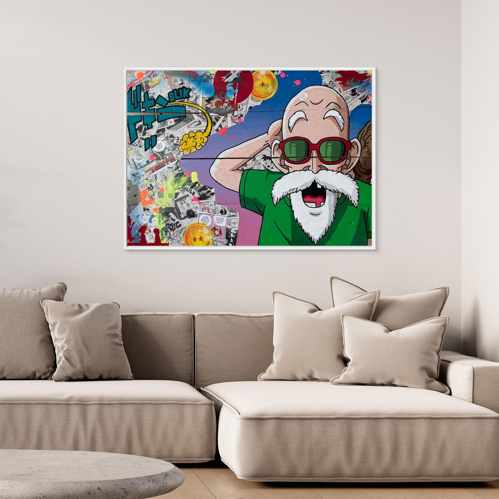 Tortue Géniale reproduction officielle sur toile de l'œuvre de Vincent STREIFF