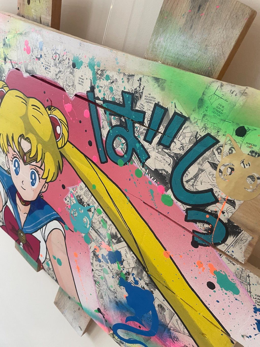 Tableau pop art Sailor Moon