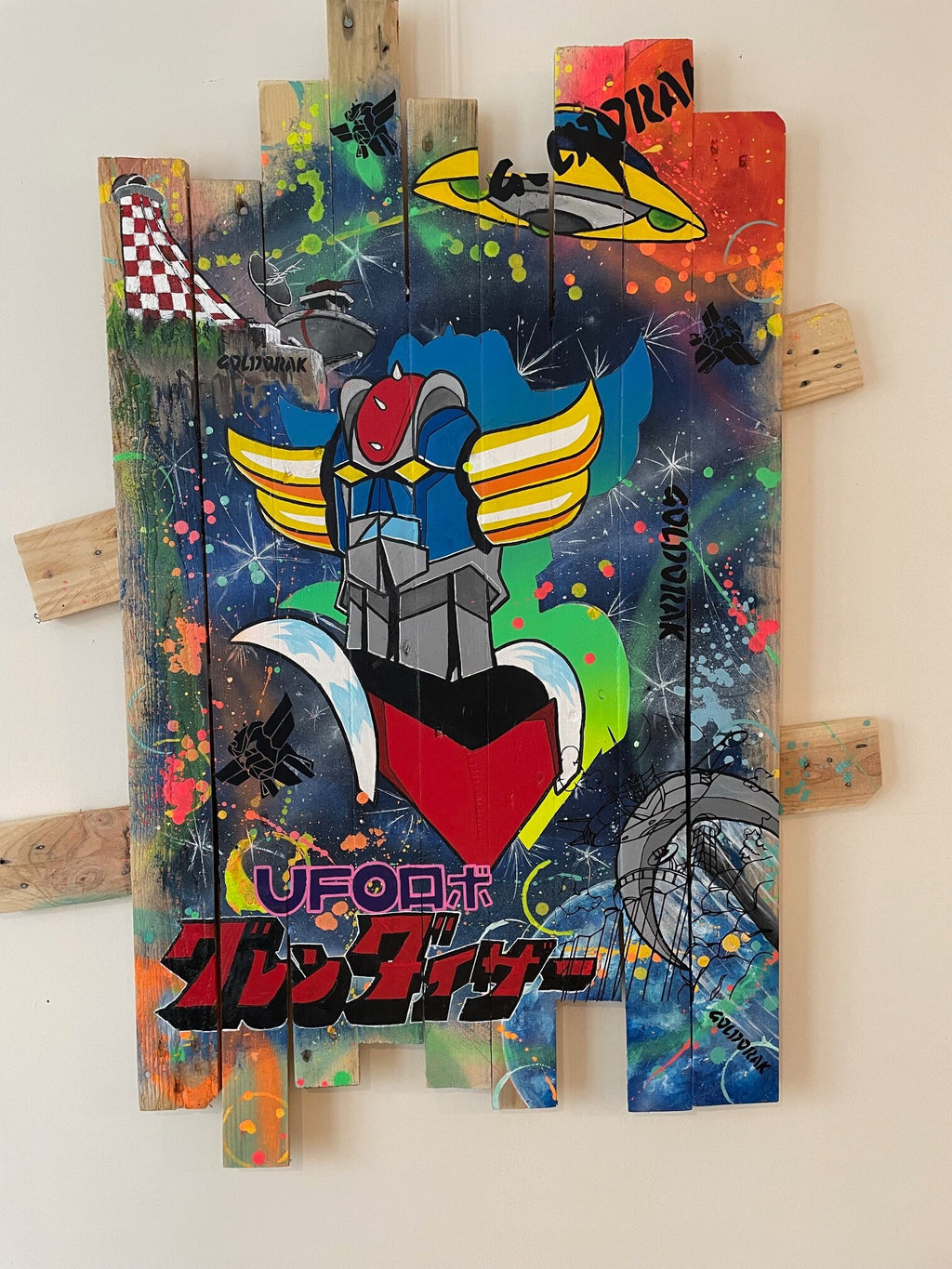 Tableau Pop Art GOLDORAK