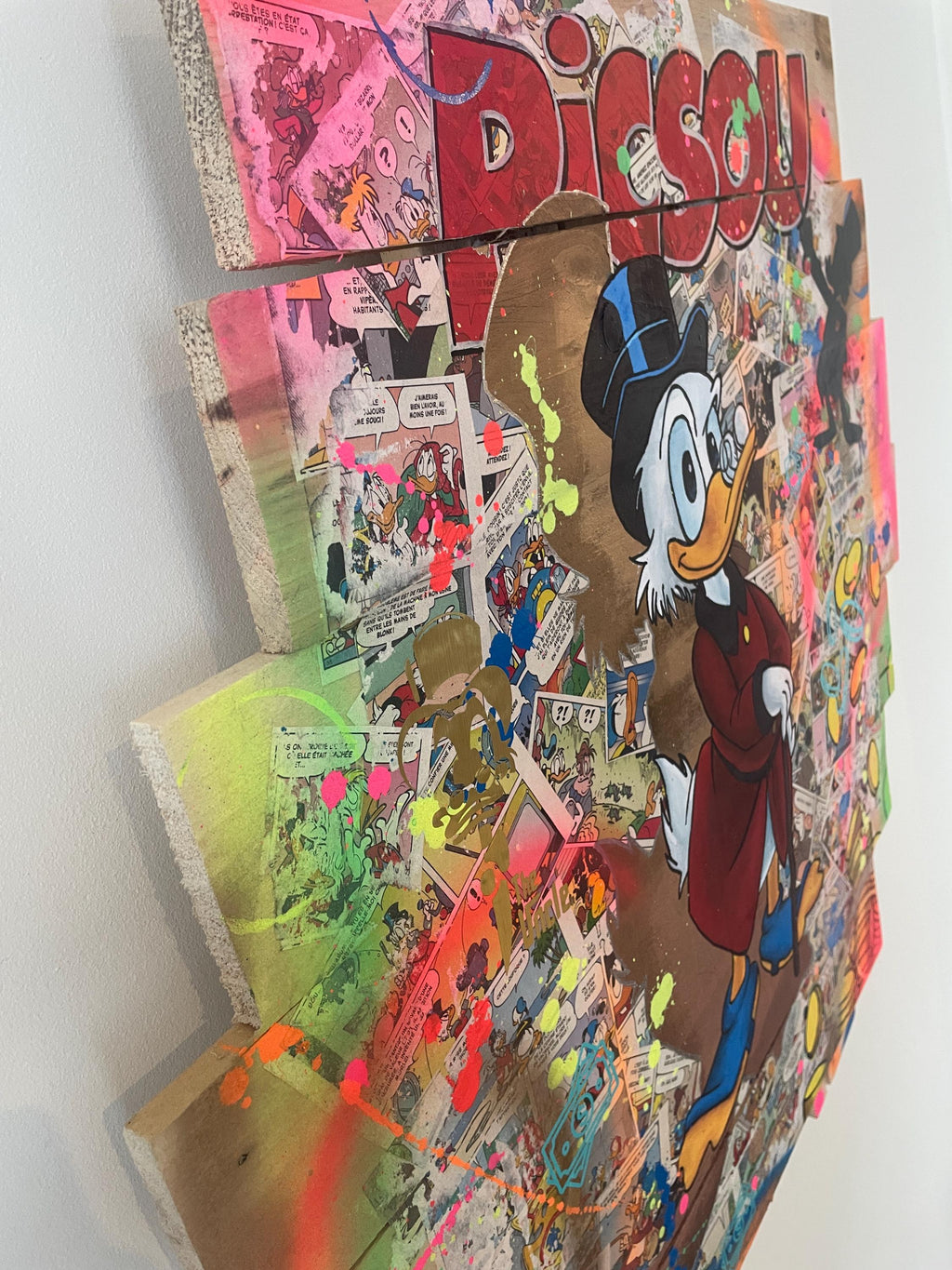 Tableau POP art Picsou