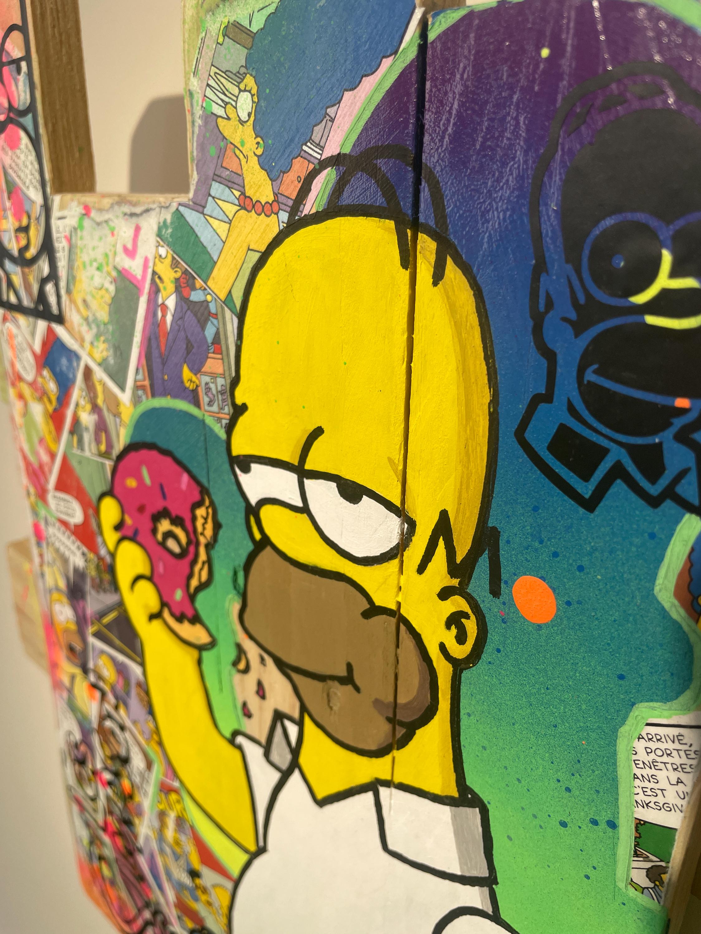 Tableau Pop Art OMER SIMPSONS