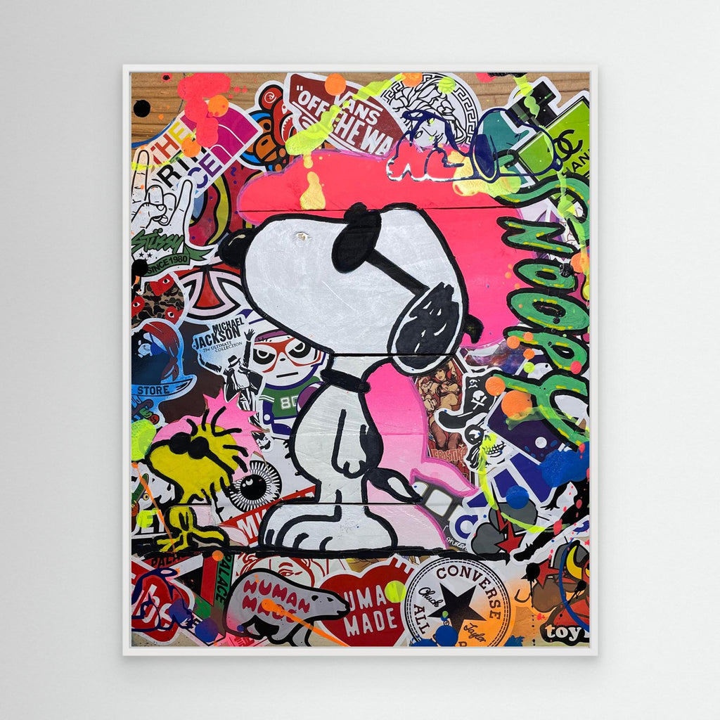 Snoopy reproduction officielle sur toile